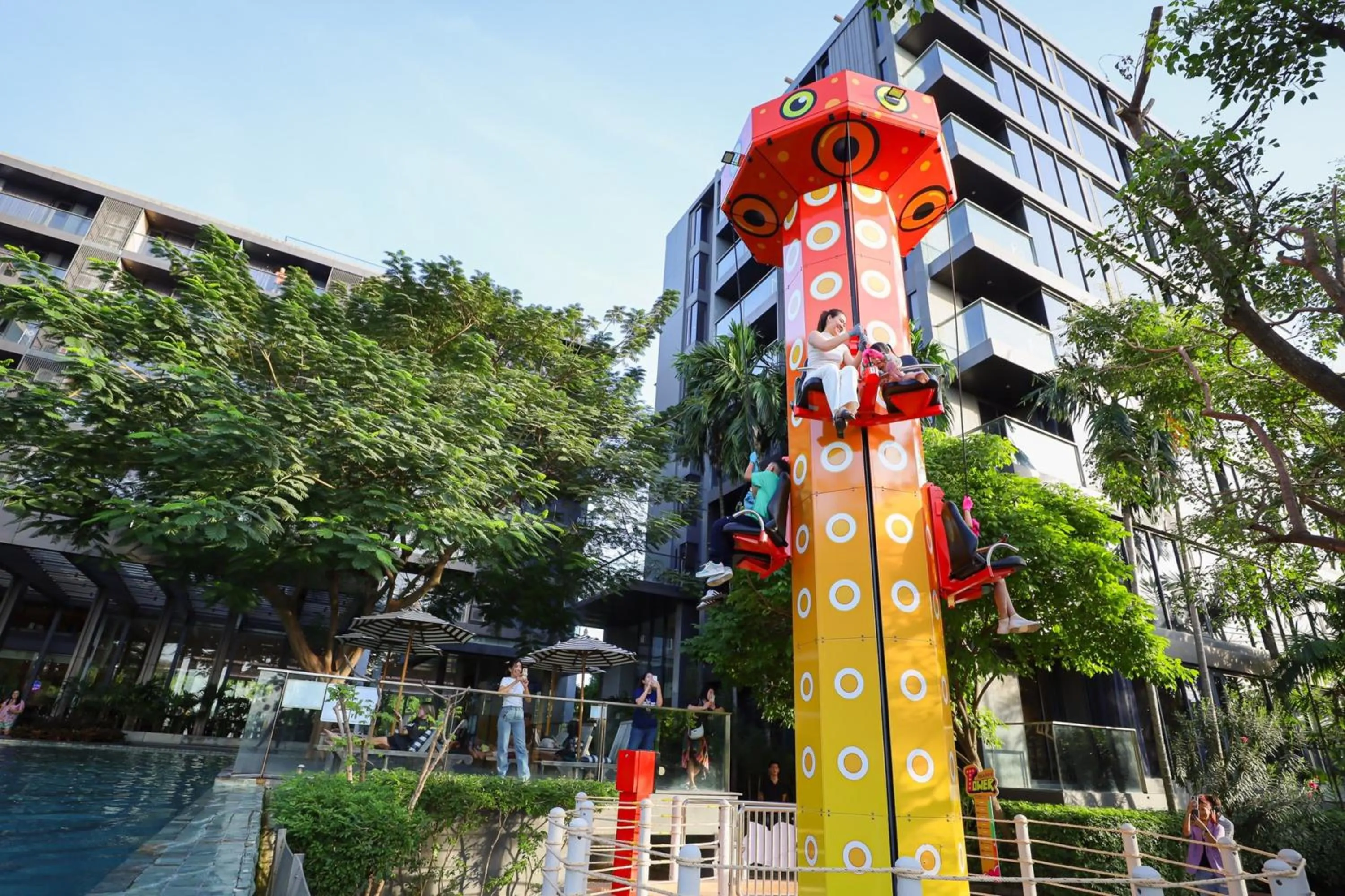 Children play ground in Balcony Seaside Sriracha Hotel & Serviced Apartments