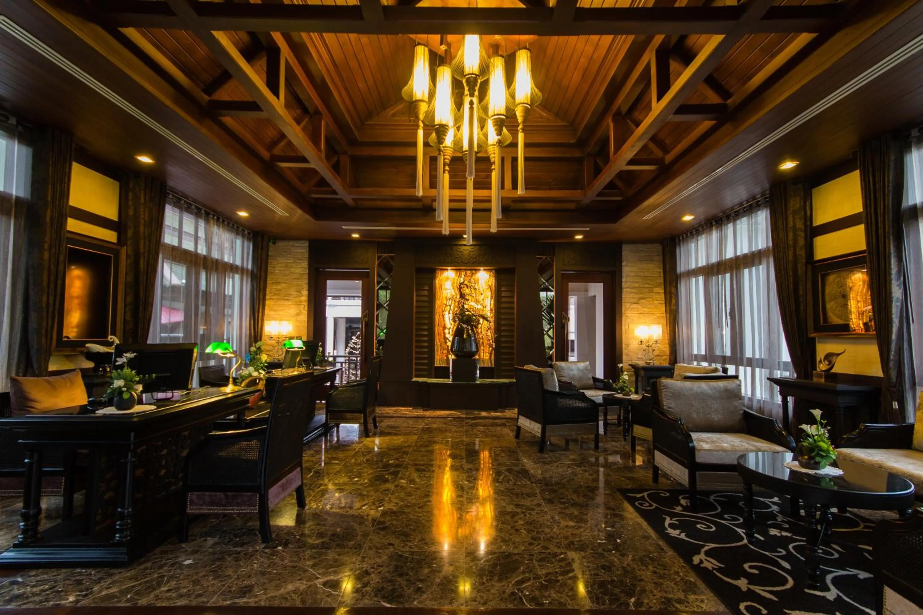 Lobby or reception in Sireeampan Boutique Resort and Spa