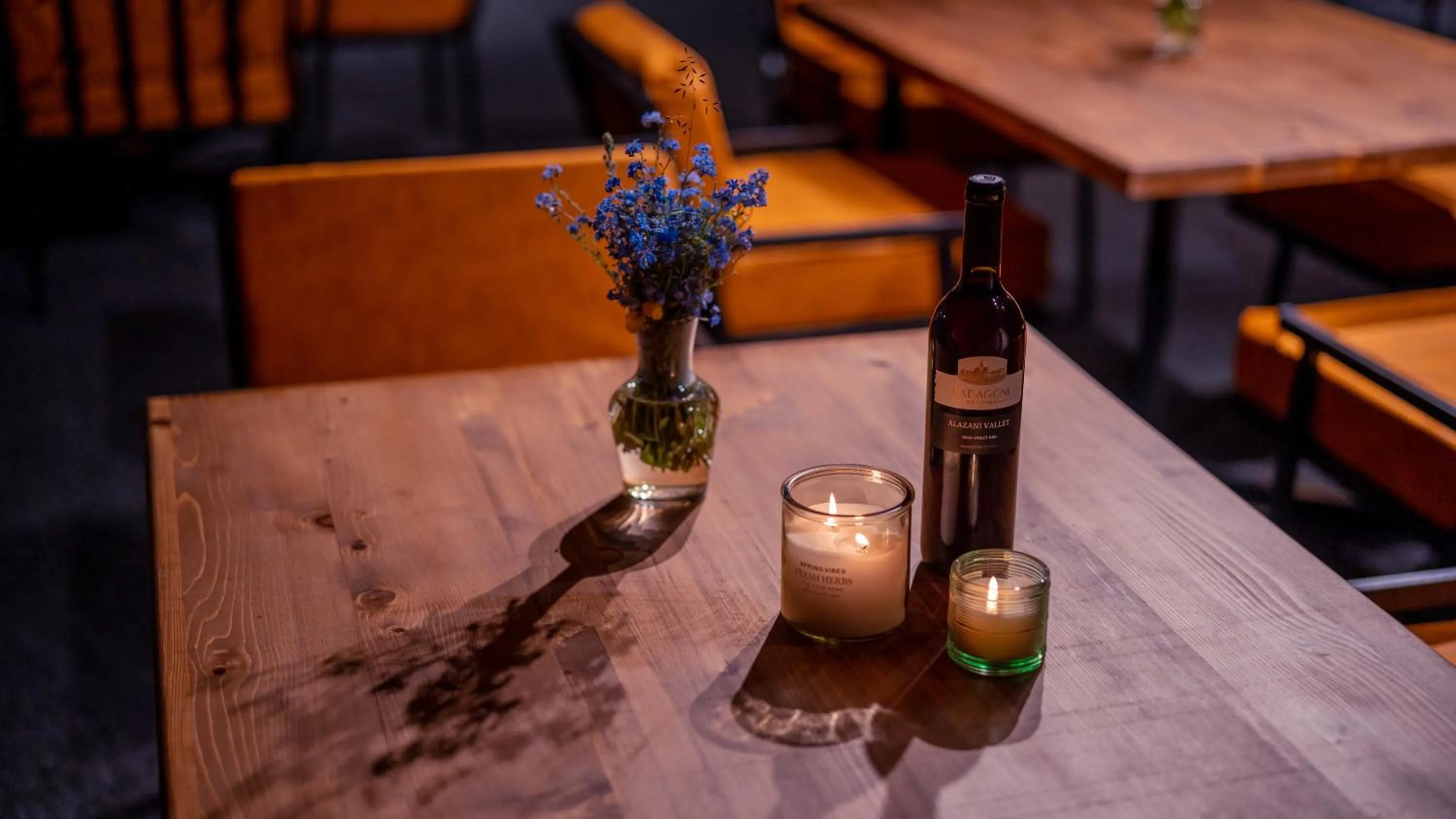 Alcoholic drinks in Hotel Darchi Kazbegi