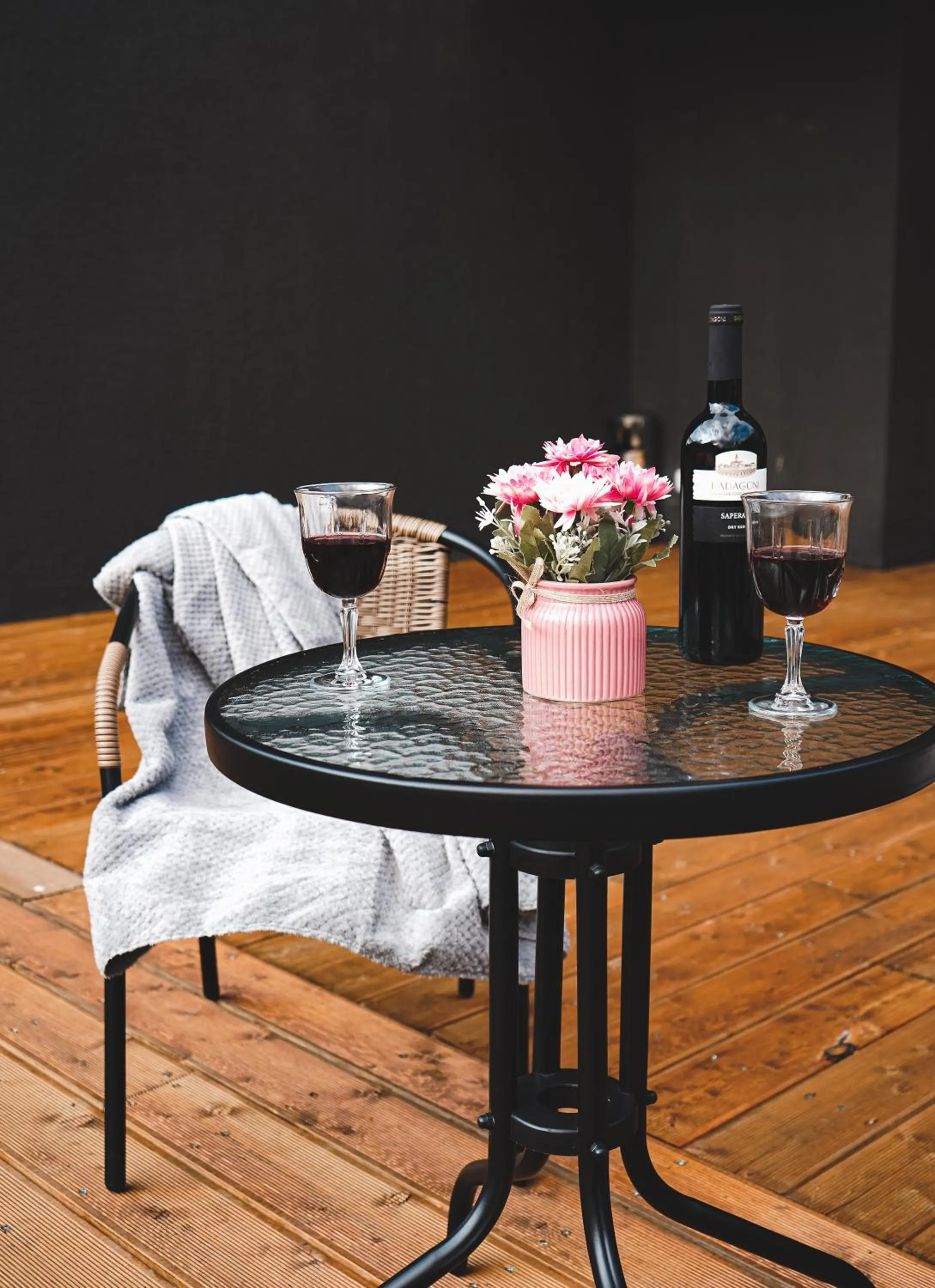 Balcony/Terrace in Hotel Darchi Kazbegi