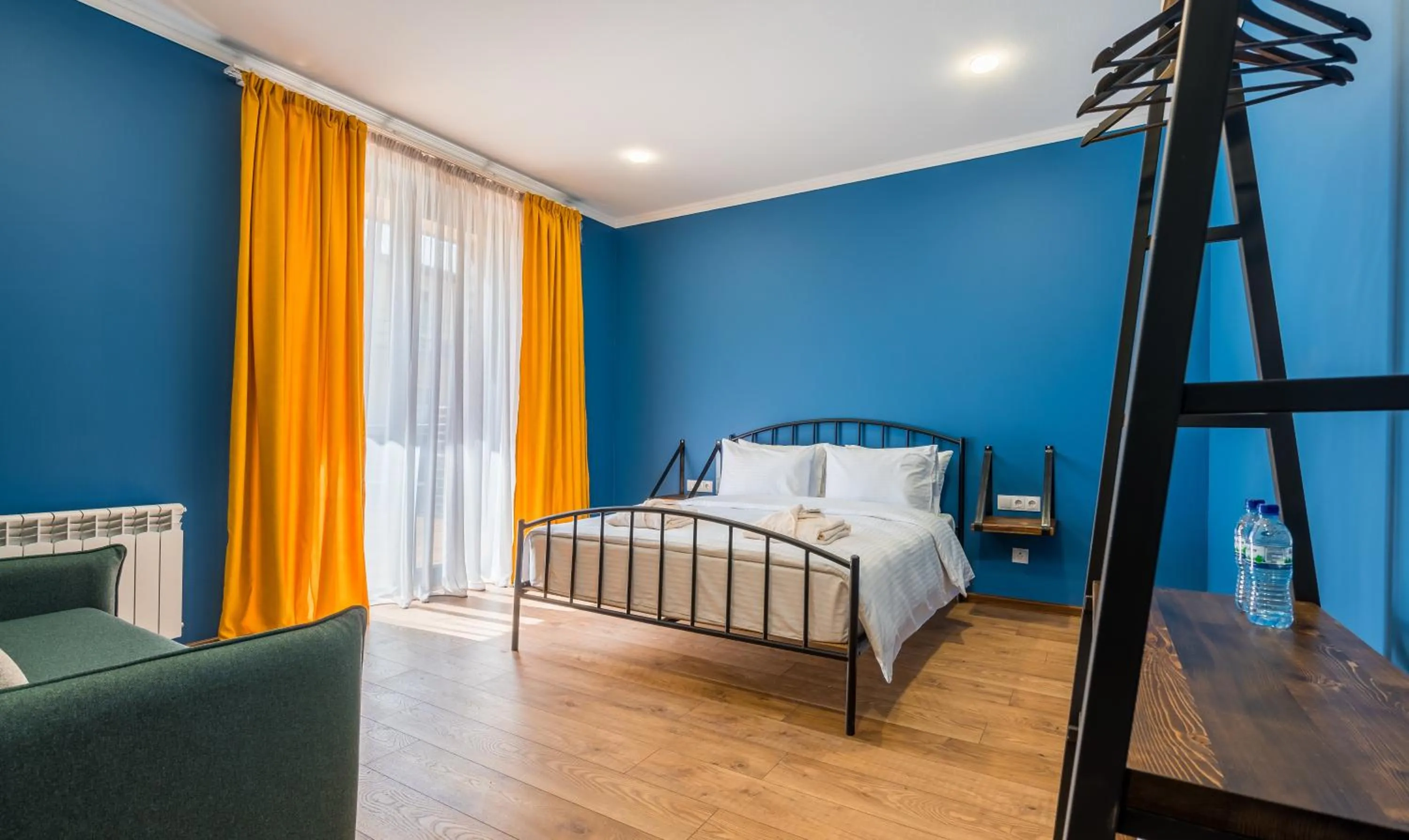 Bed in Hotel Darchi Kazbegi