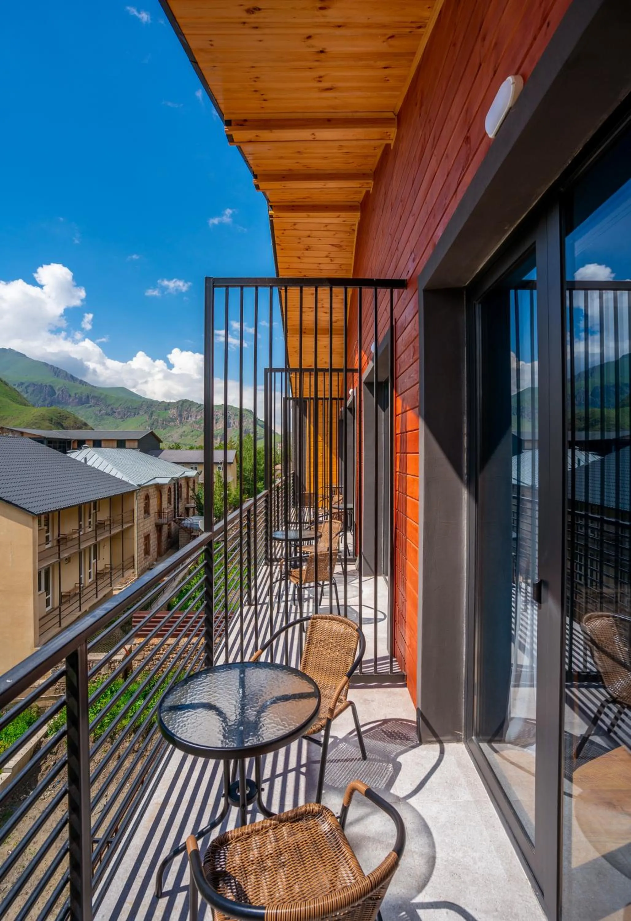 Balcony/Terrace in Hotel Darchi Kazbegi