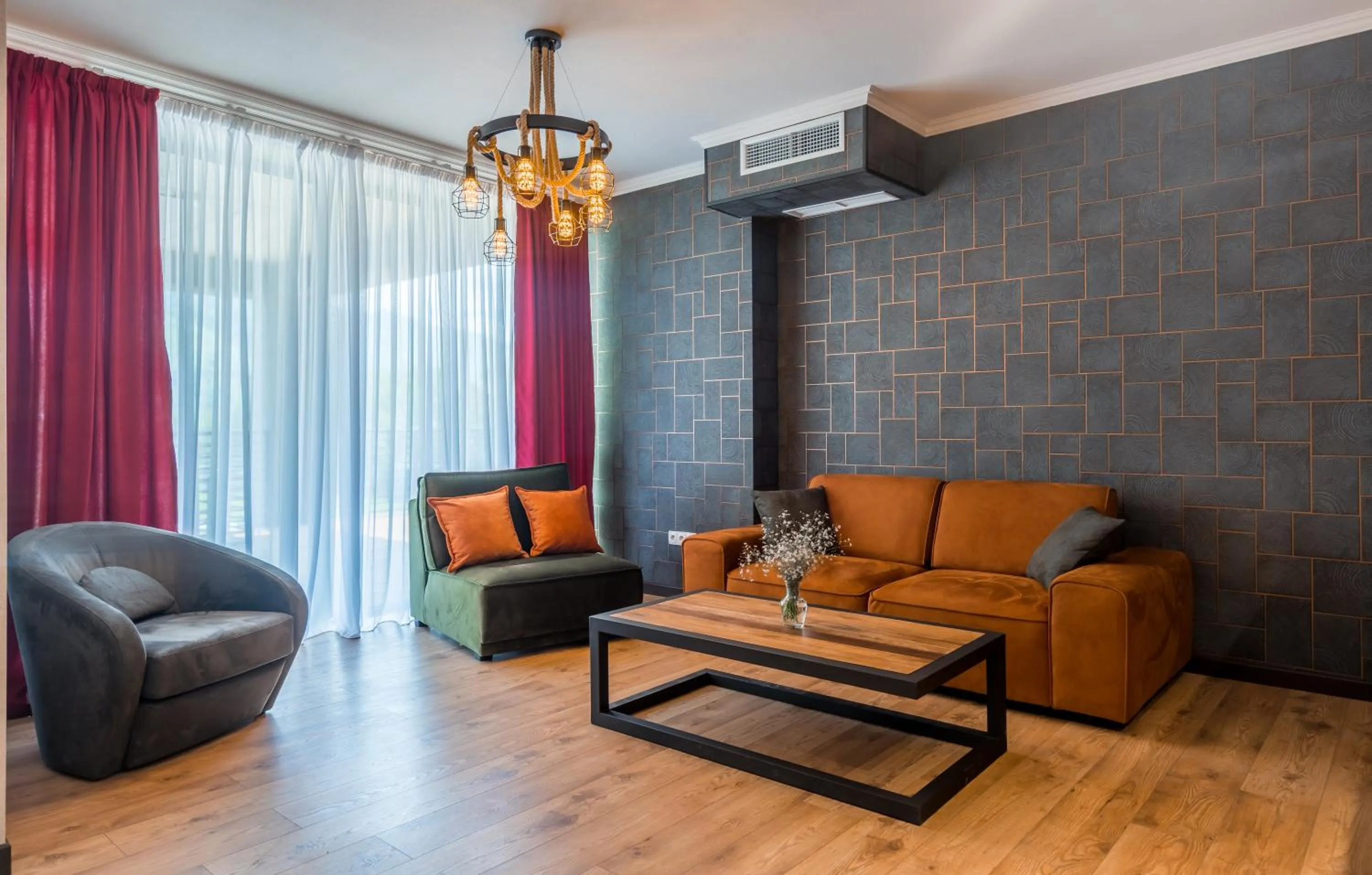 Living room in Hotel Darchi Kazbegi