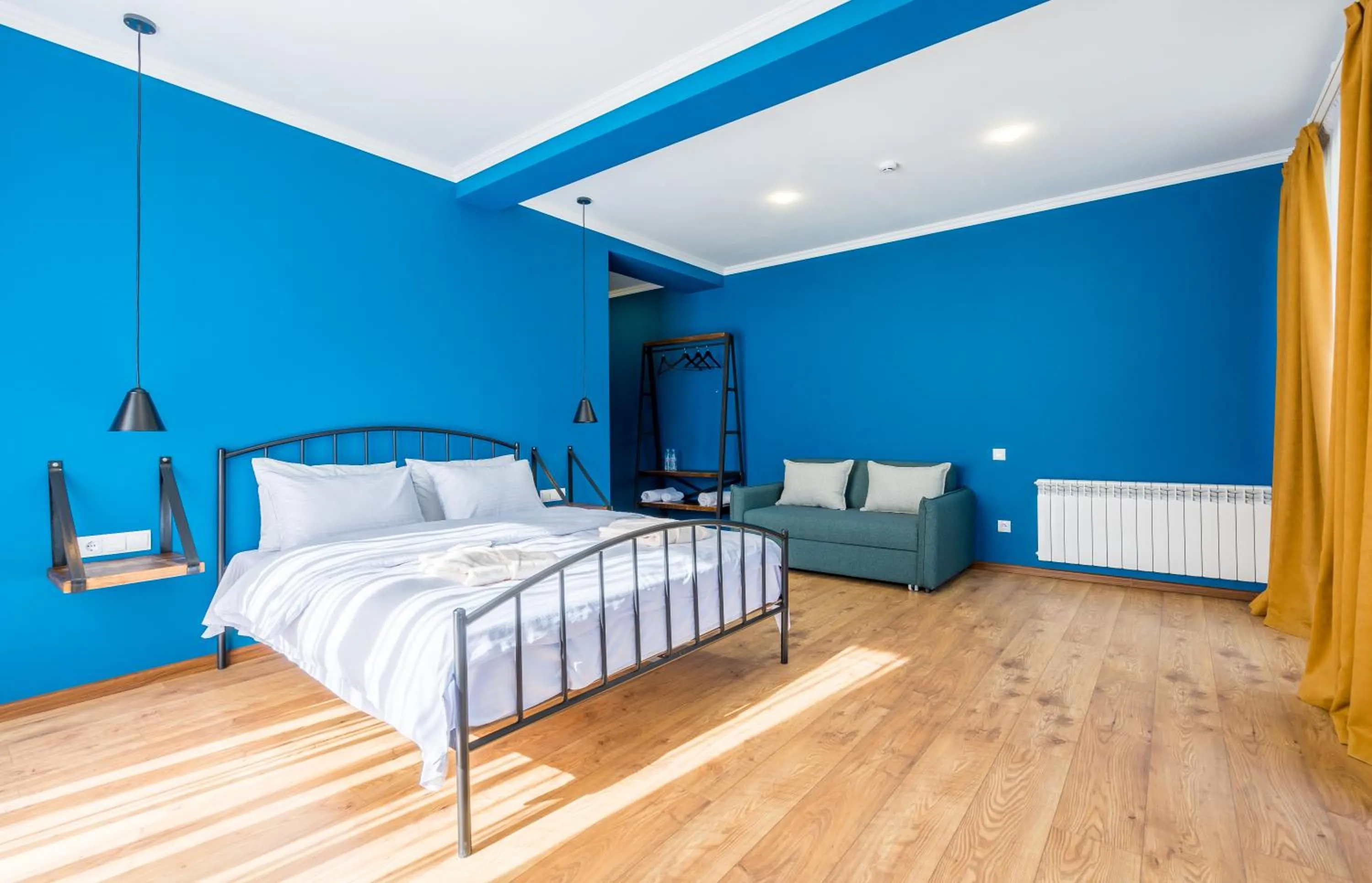 Bed in Hotel Darchi Kazbegi