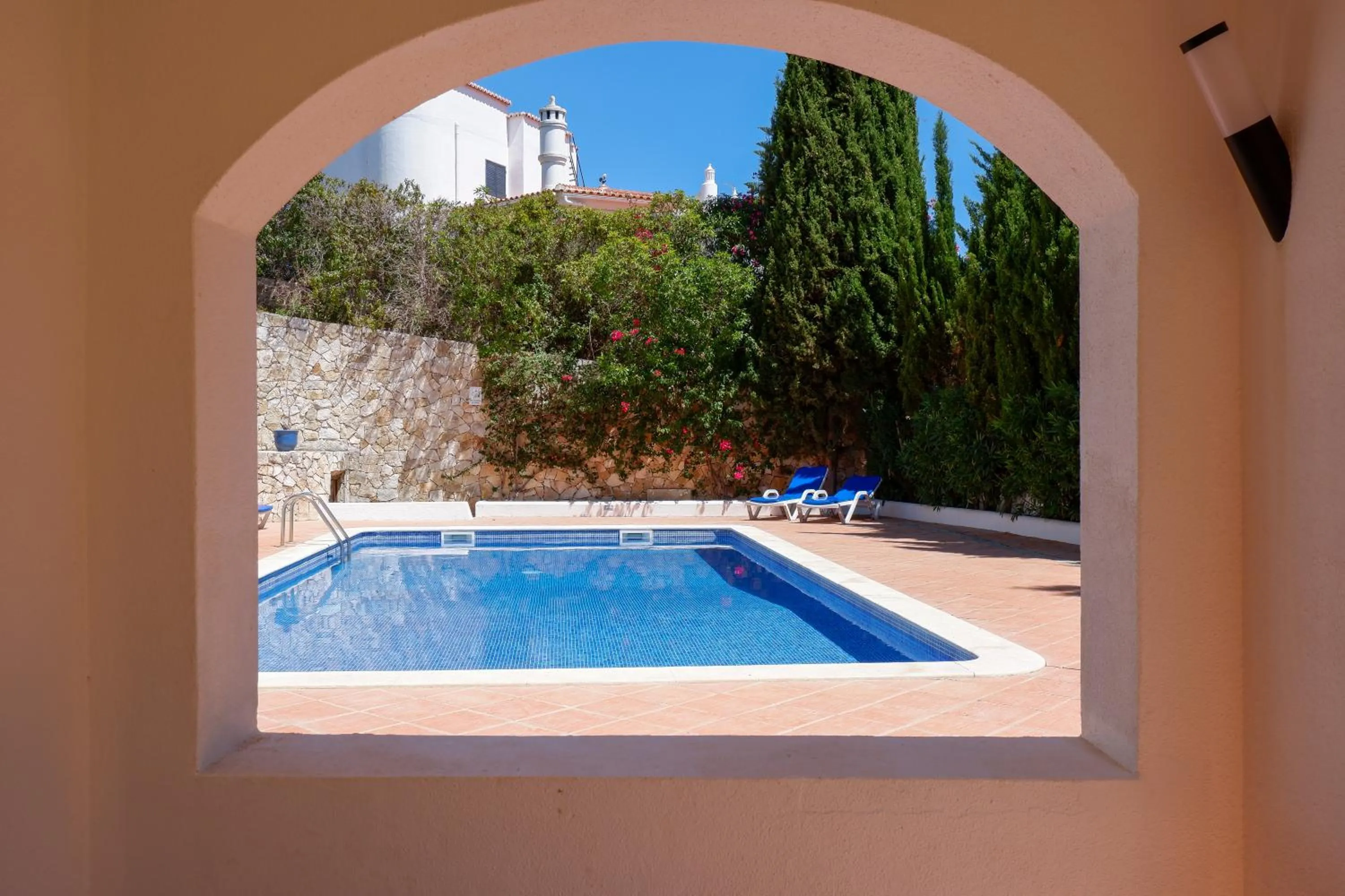 Pool view in Casa Carioca Carvoeiro