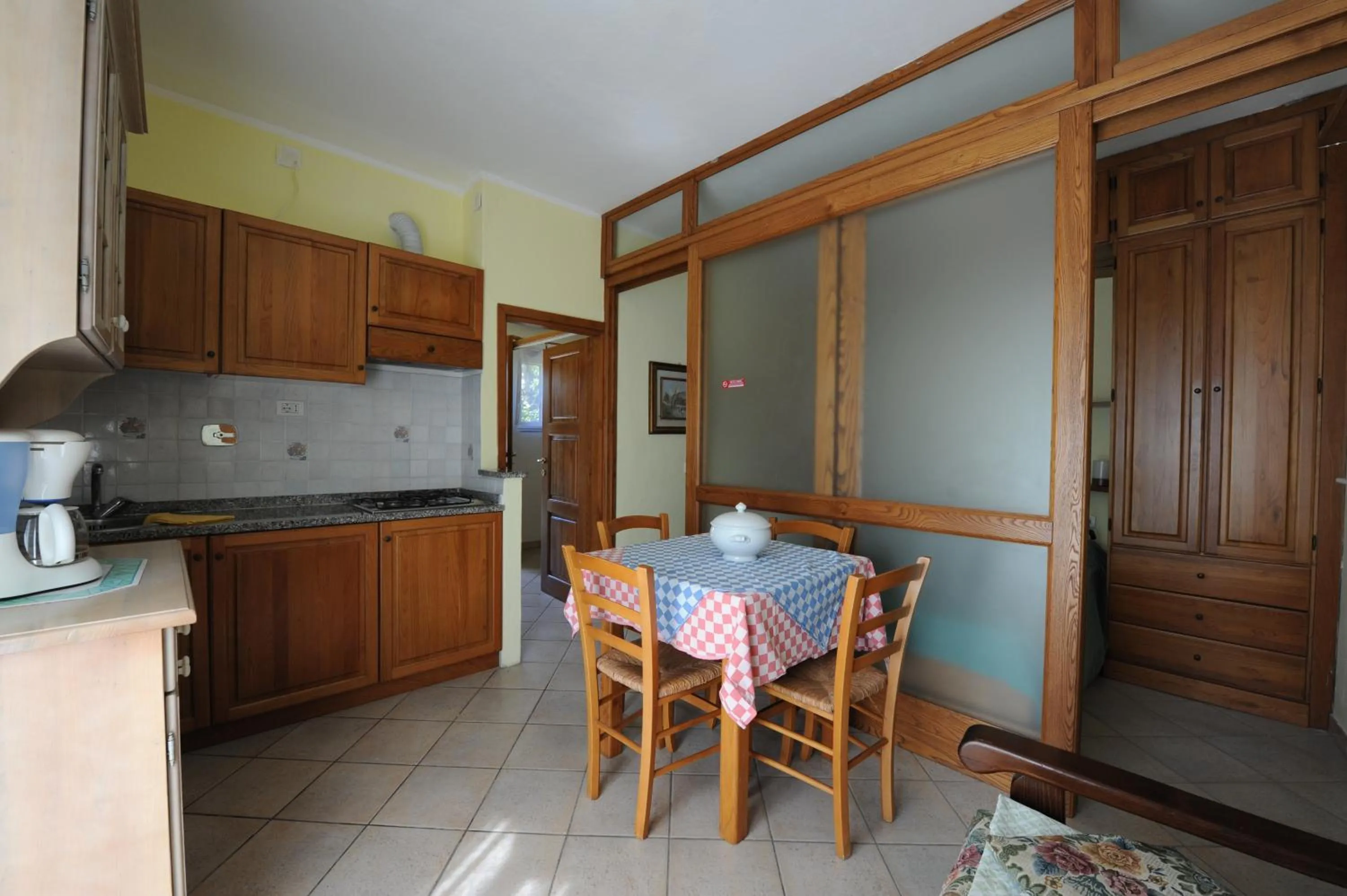 Kitchen or kitchenette in Residence Vacanza Mare