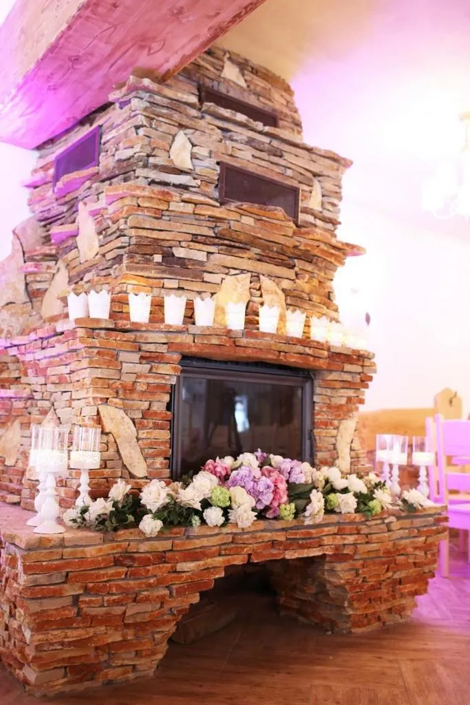 fireplace in Dworek nad Wisłą