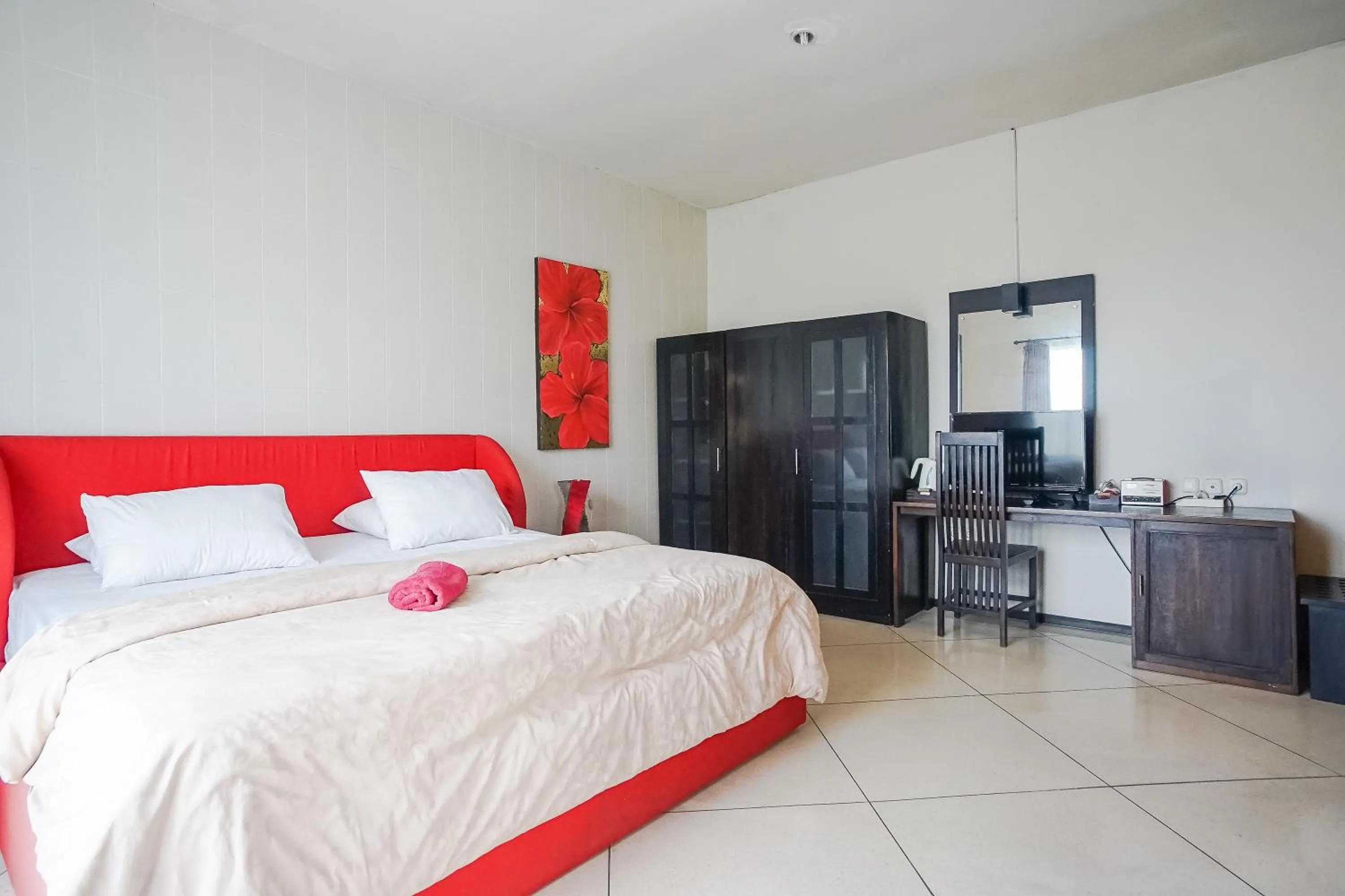 Bed in Queen Rose Villa & Spa