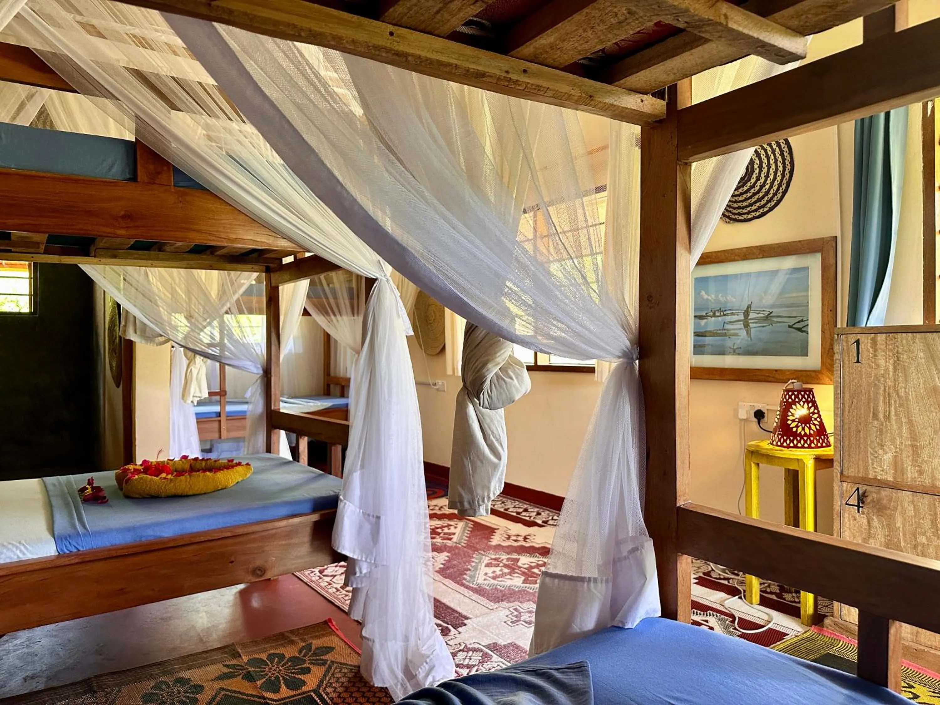 bunk bed, Bed in Kameleon Blue