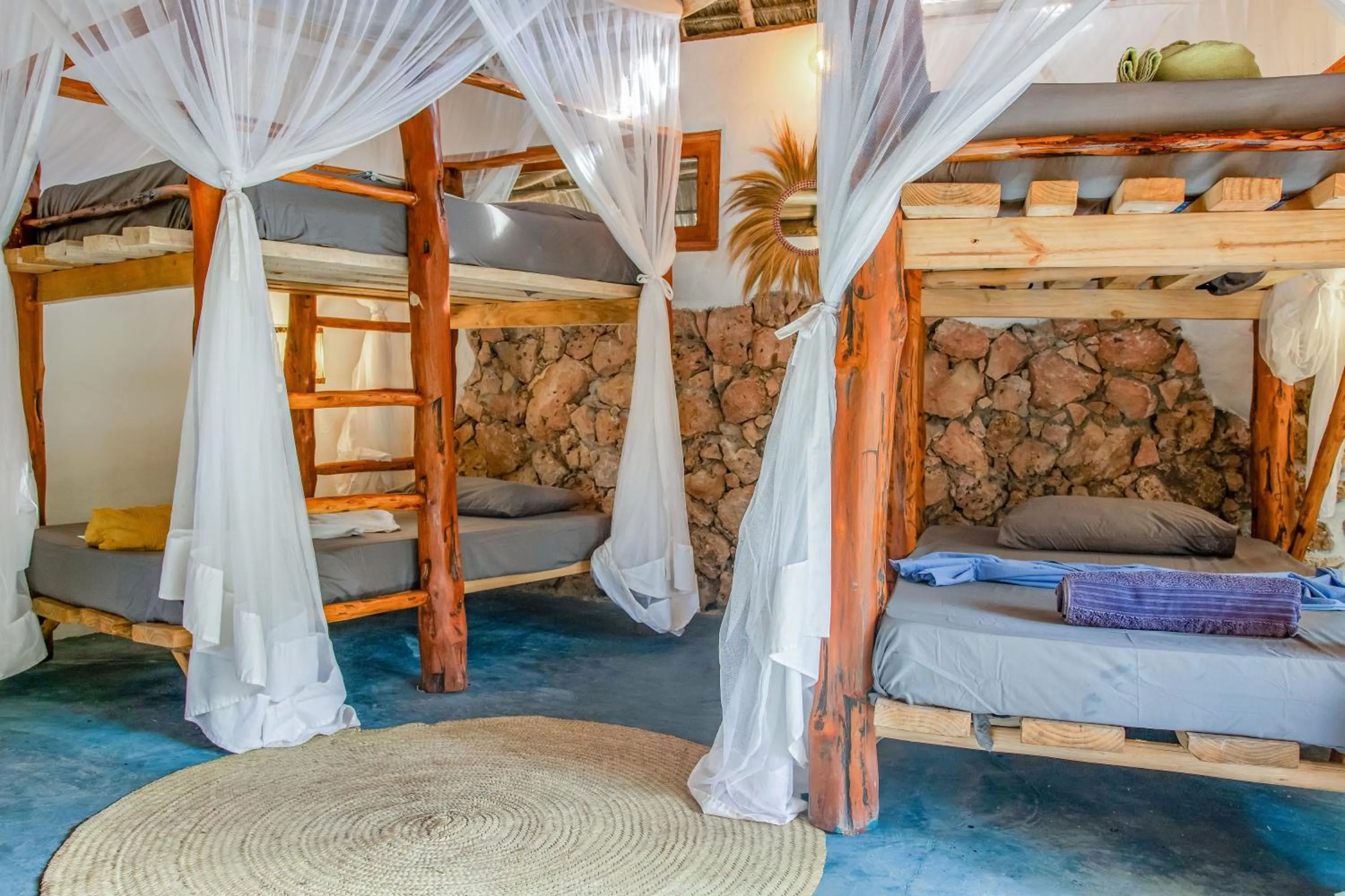 bunk bed, Bed in Kameleon Blue