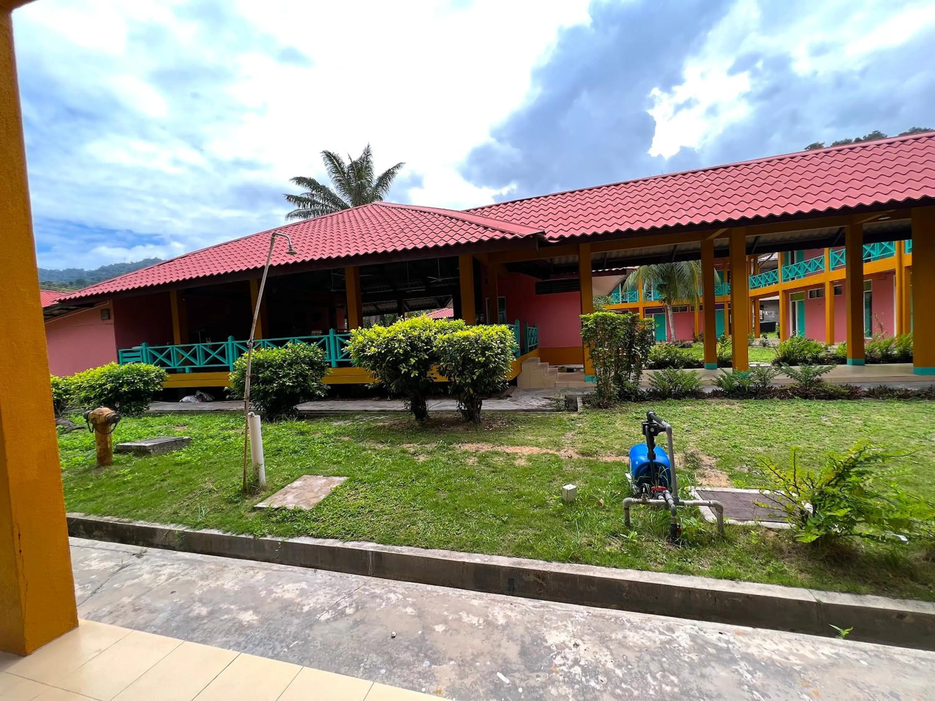 Property building in papaya resort