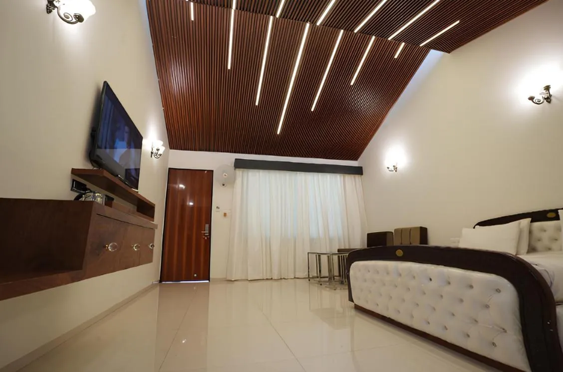 TV and multimedia in Anand Resort - A luxury Private Pool Resort in Nashik