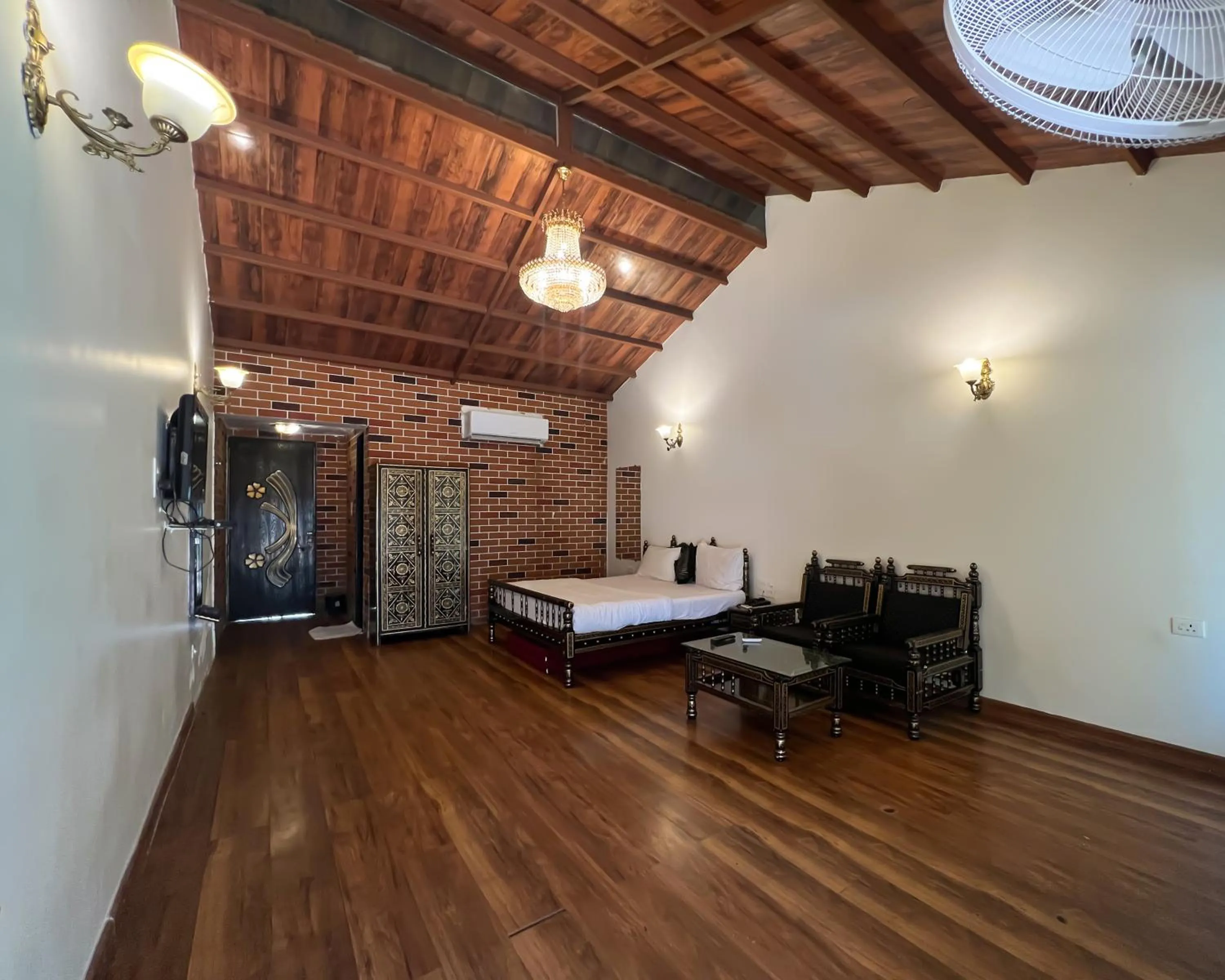 Bed in Anand Resort - A luxury Private Pool Resort in Nashik