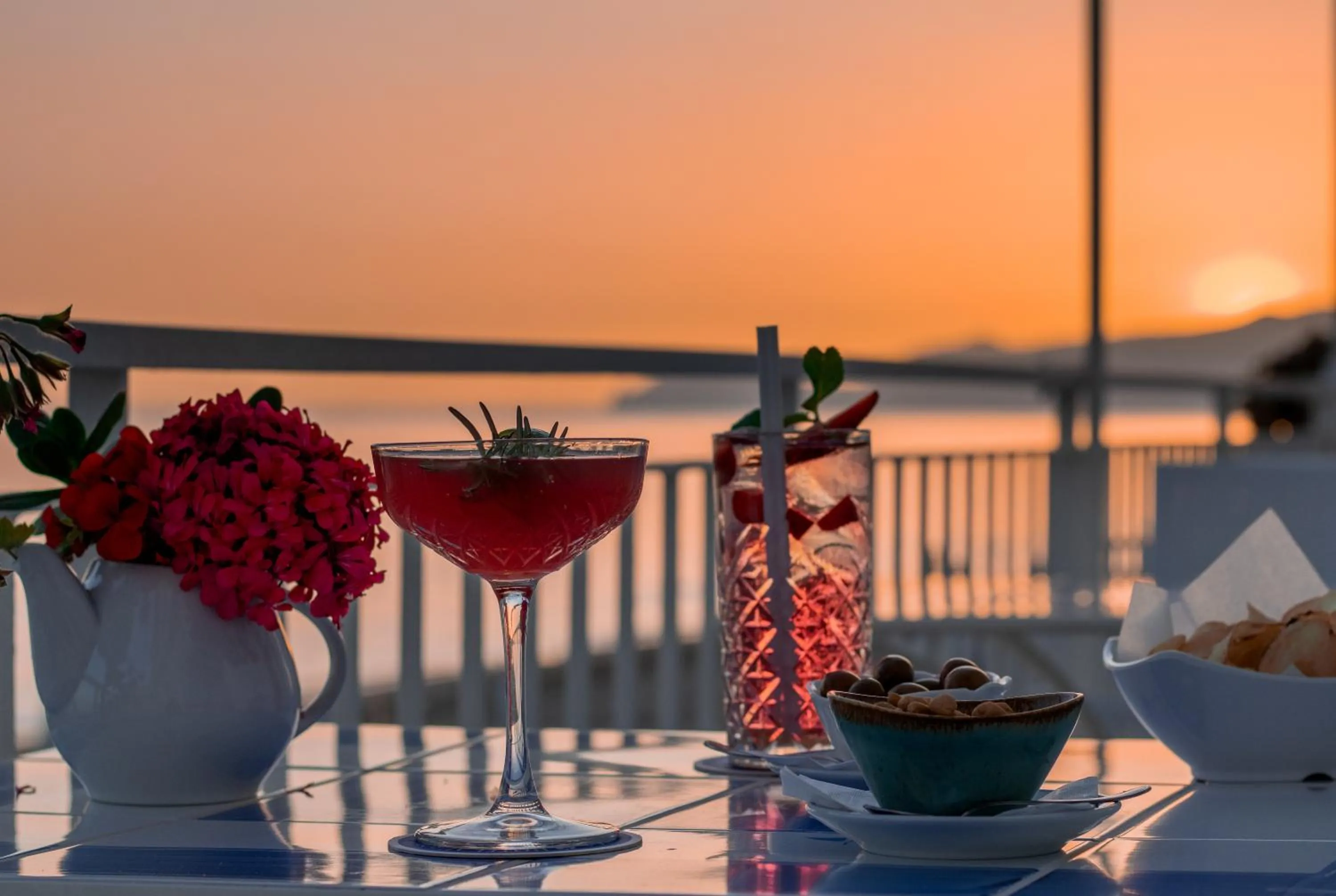 Sunset in Hotel Aurora