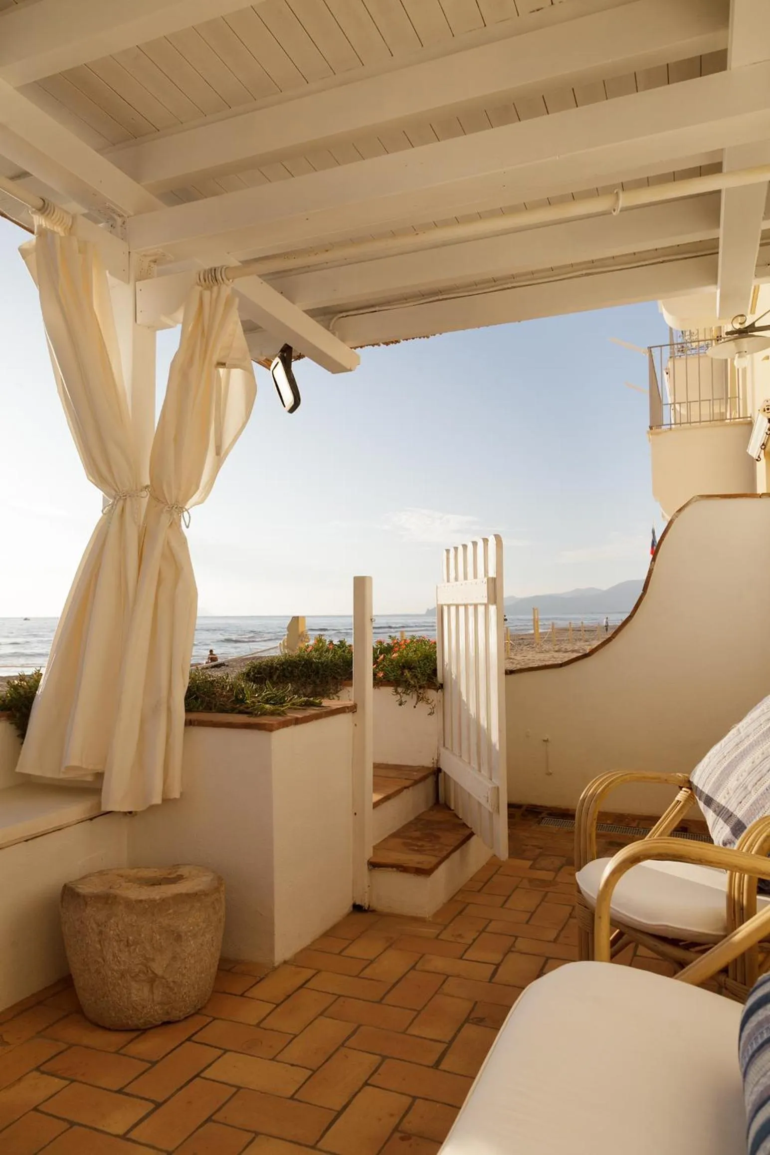 Patio in Hotel Aurora