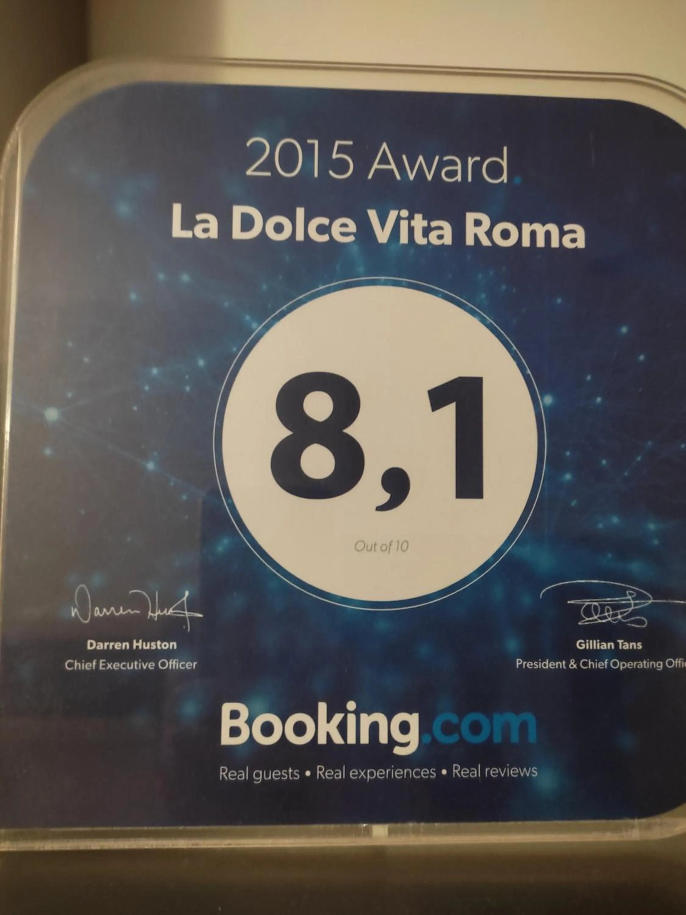 Logo/Certificate/Sign in La Dolce Vita Roma