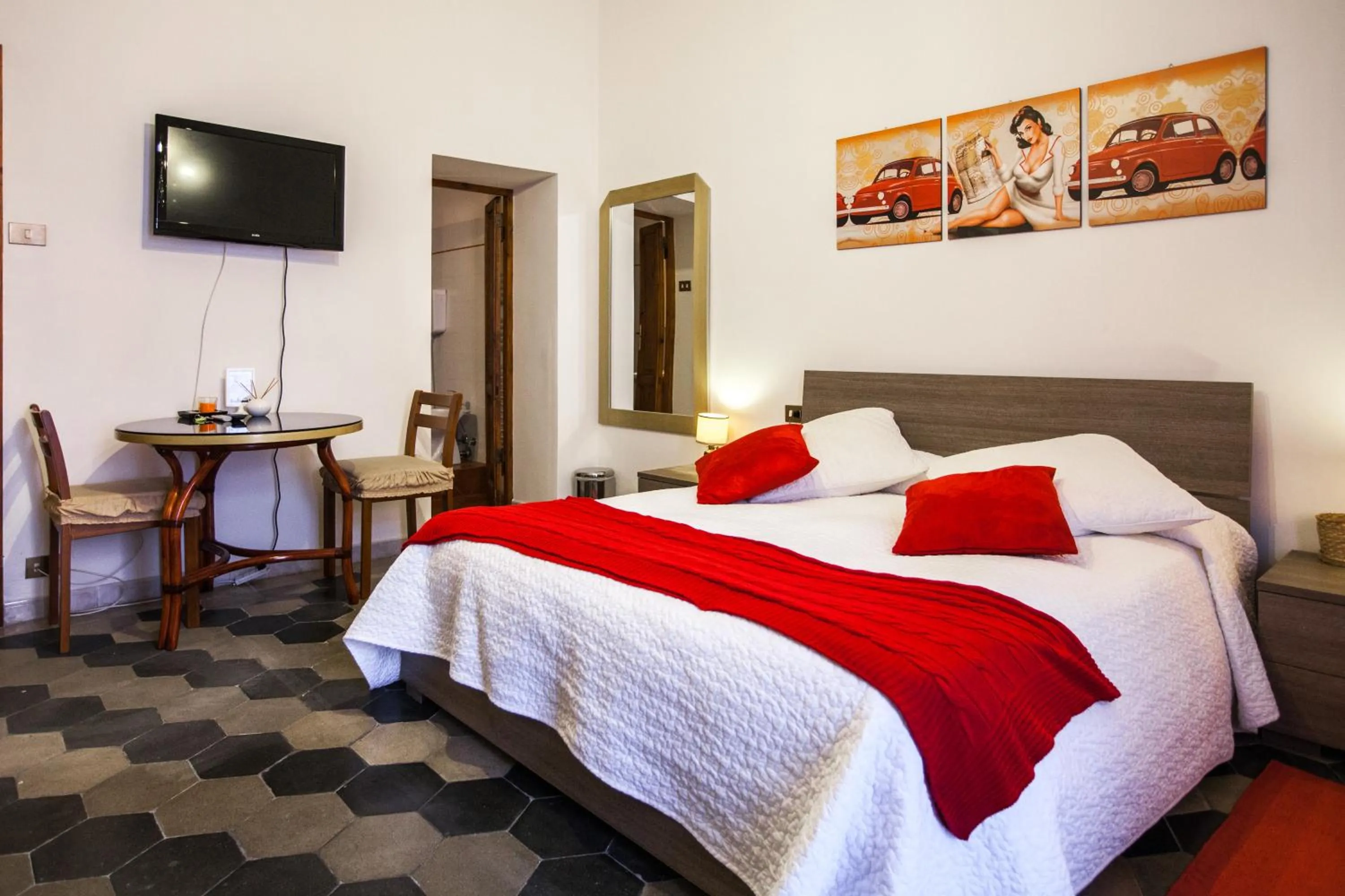 Bedroom, Bed in La Dolce Vita Roma