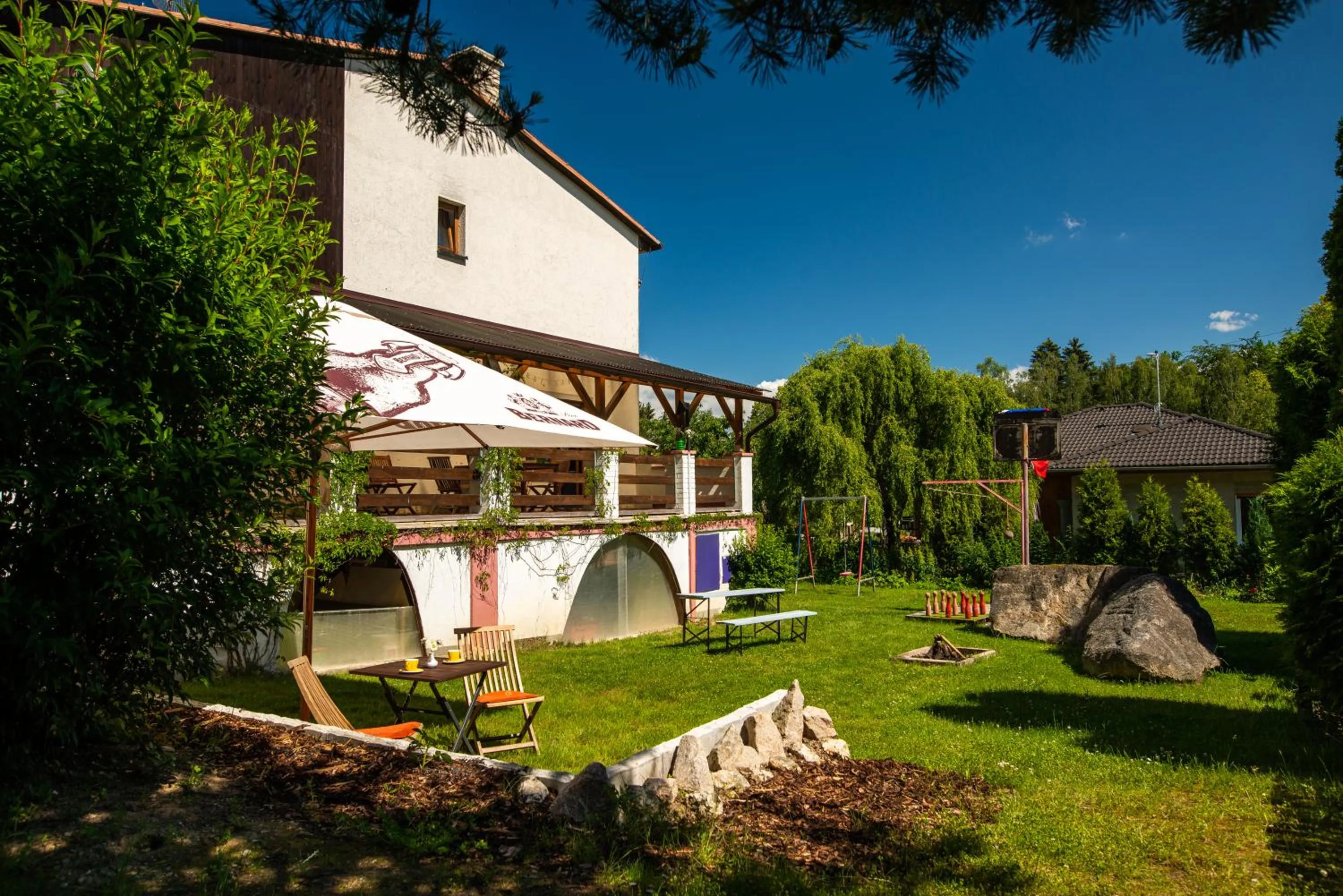 Garden in Penzion Mašek