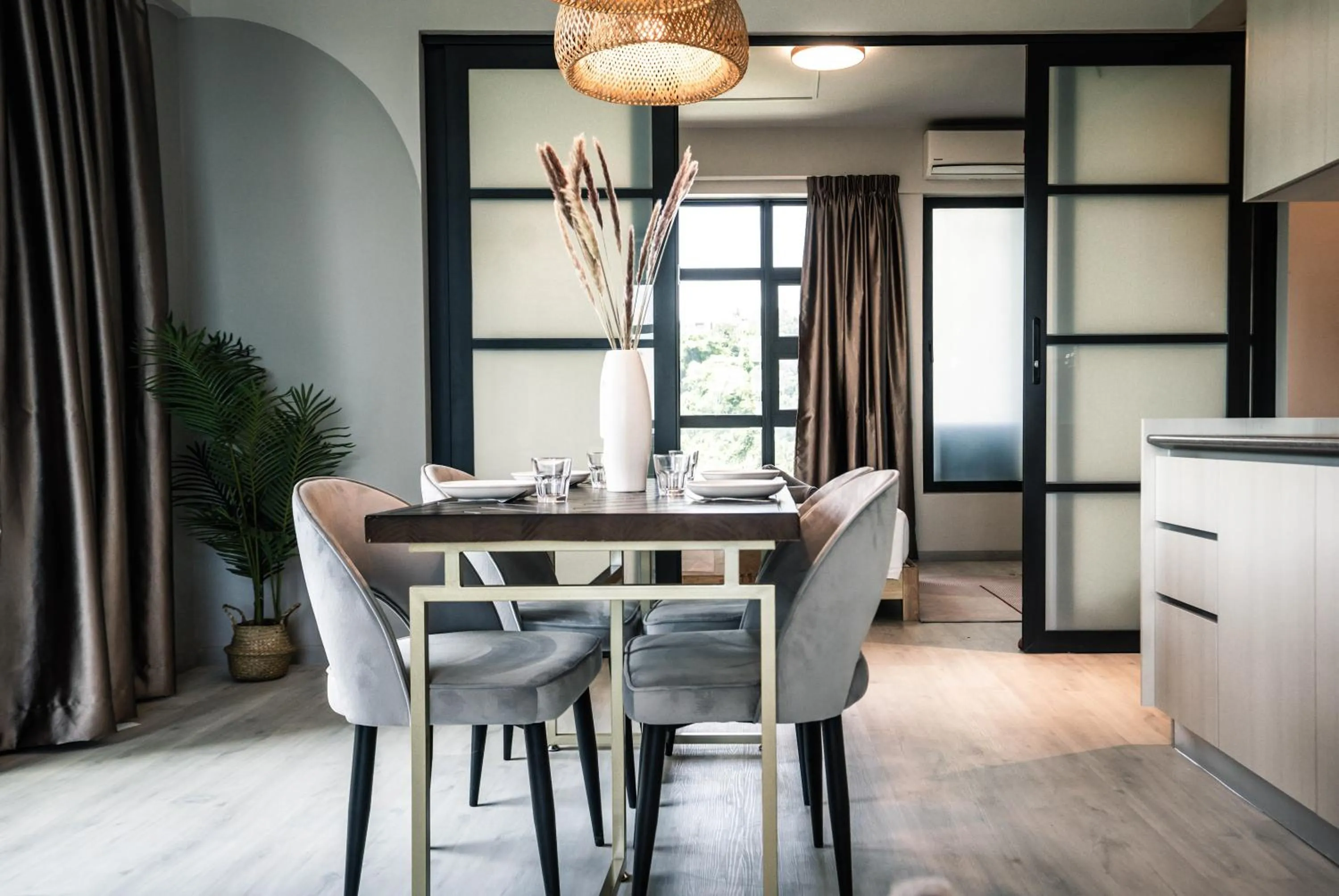 Dining area in Jesselton Quay by Pinstay