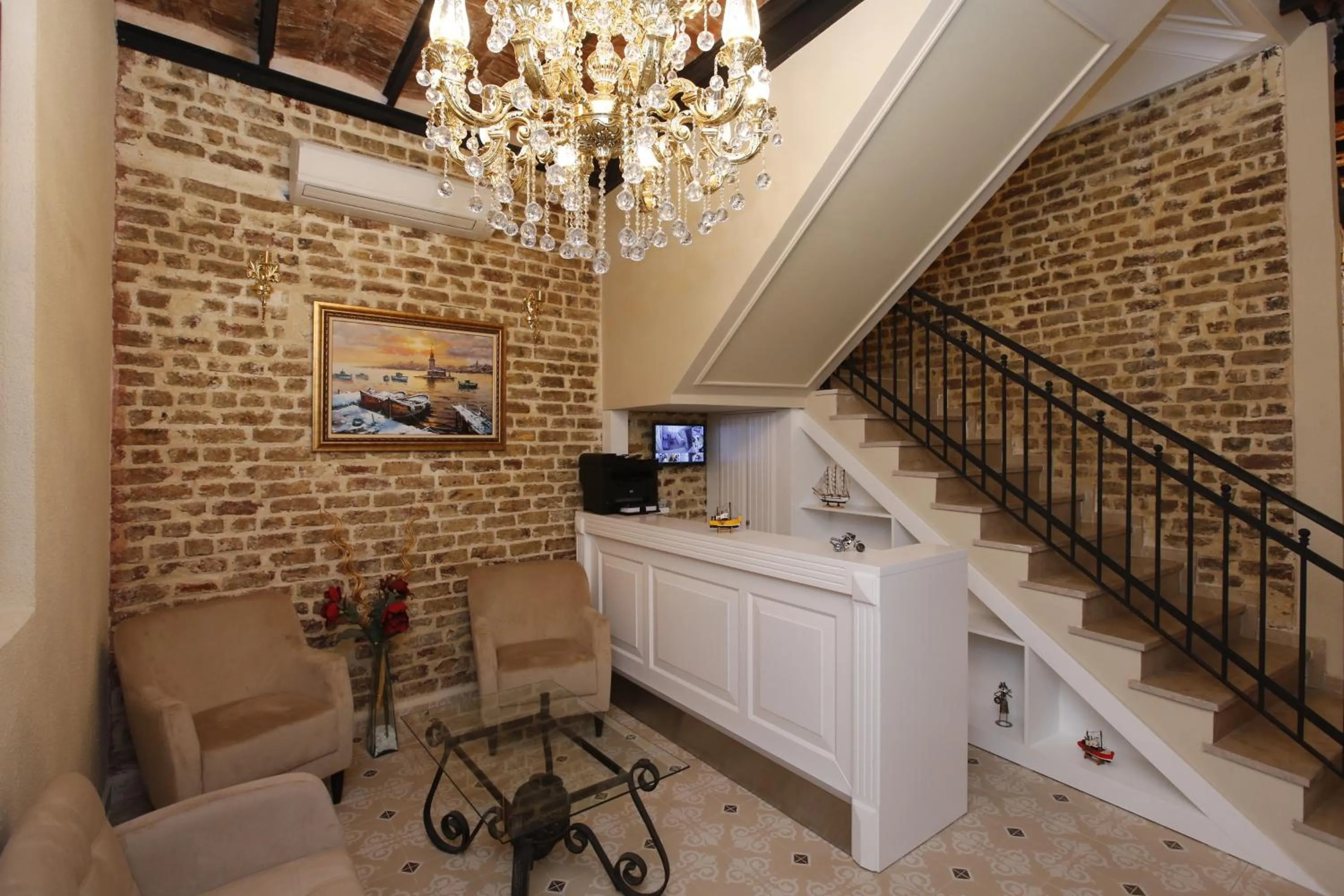 Lobby or reception in Art Nouveau Galata