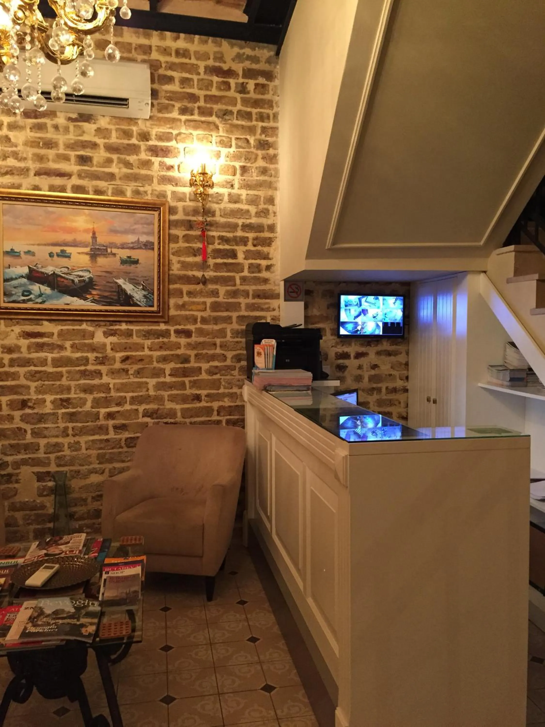 Lobby or reception in Art Nouveau Galata