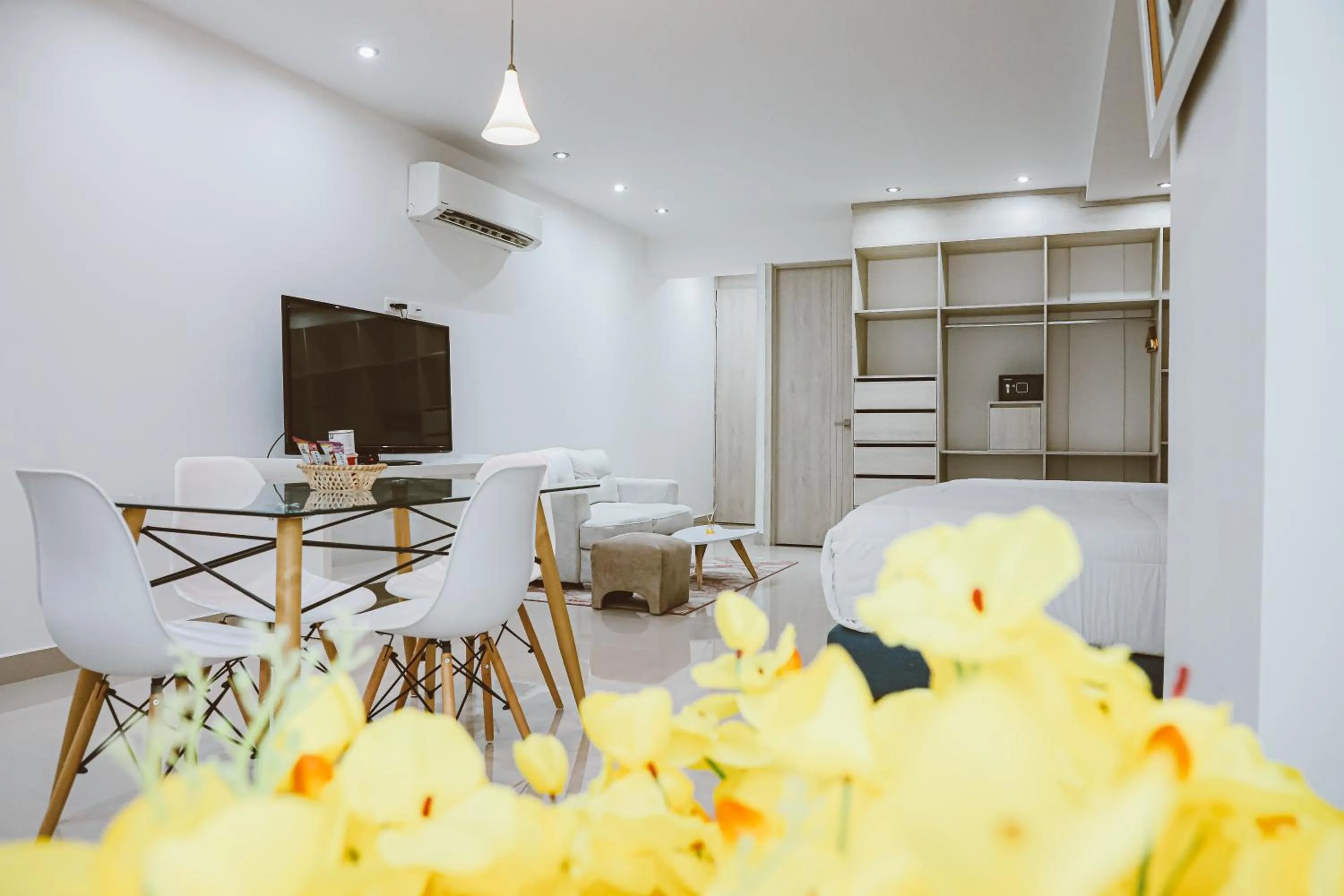 Living room in Hotel Súper Estrellas