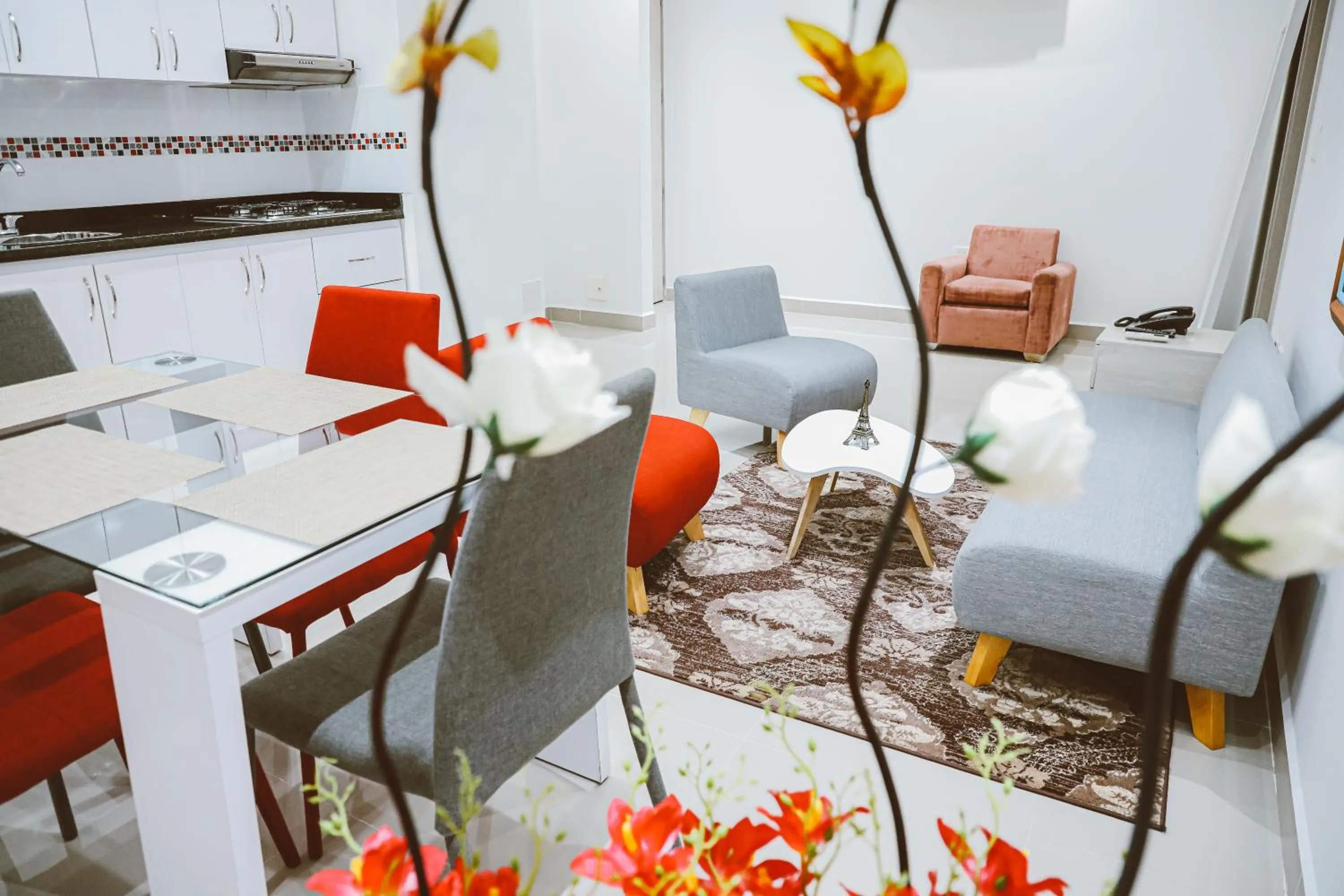 Living room in Hotel Súper Estrellas