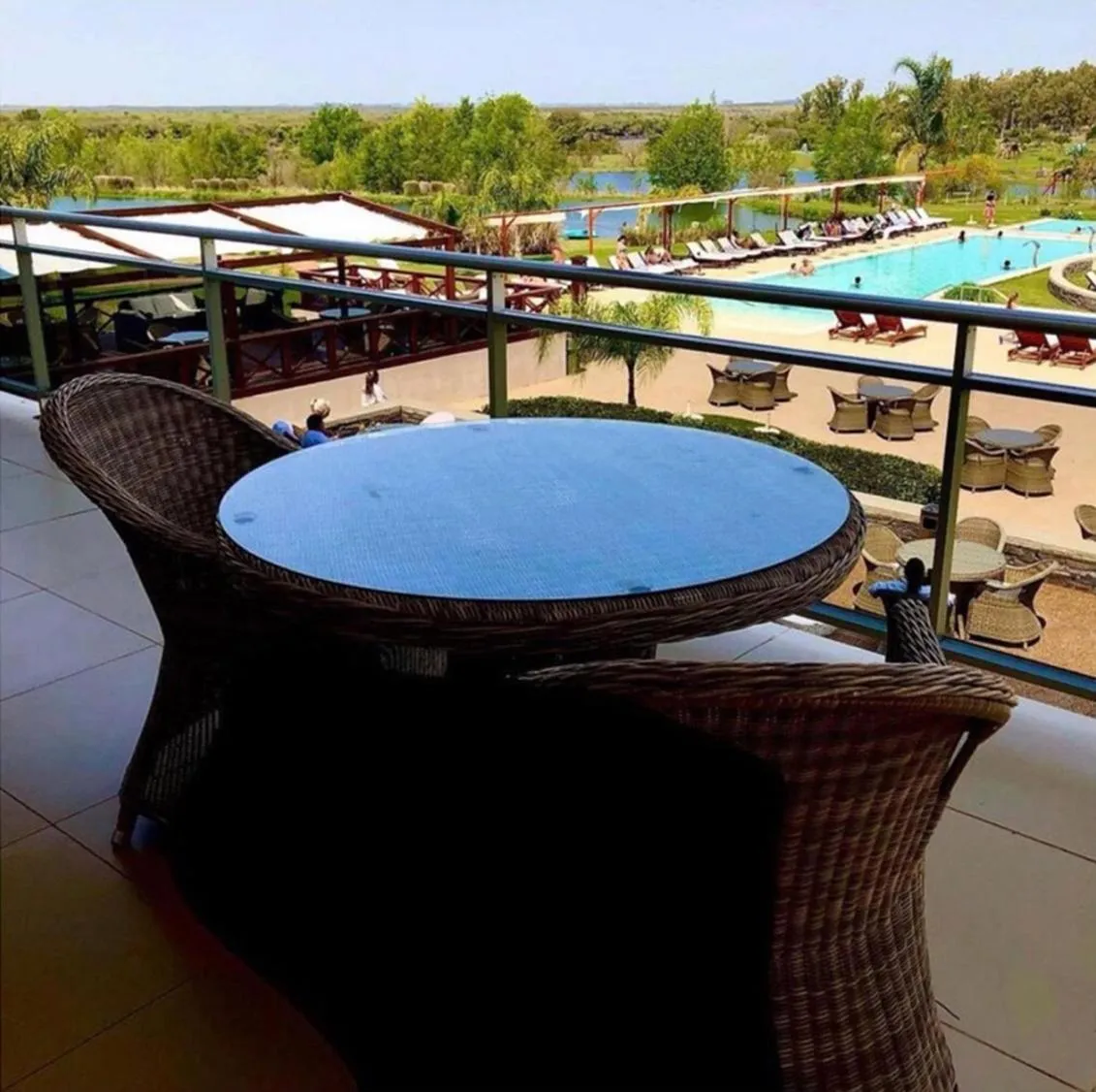 Balcony/Terrace in Altos del Arapey All Inclusive, Golf & Spa