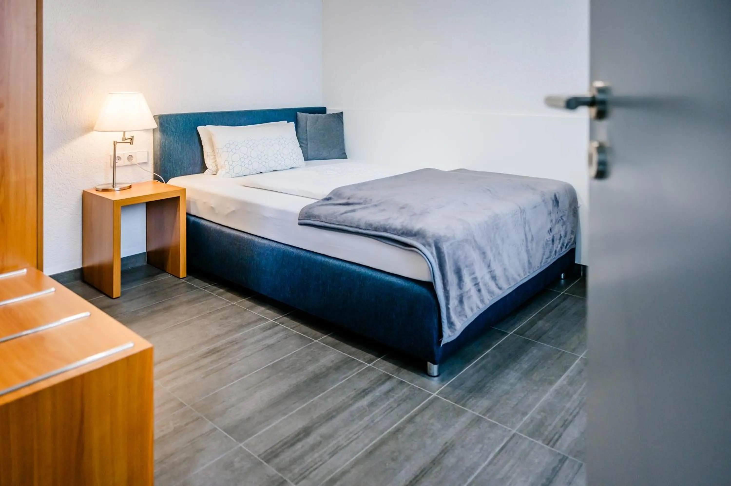 Bed in Hotel Burgholz