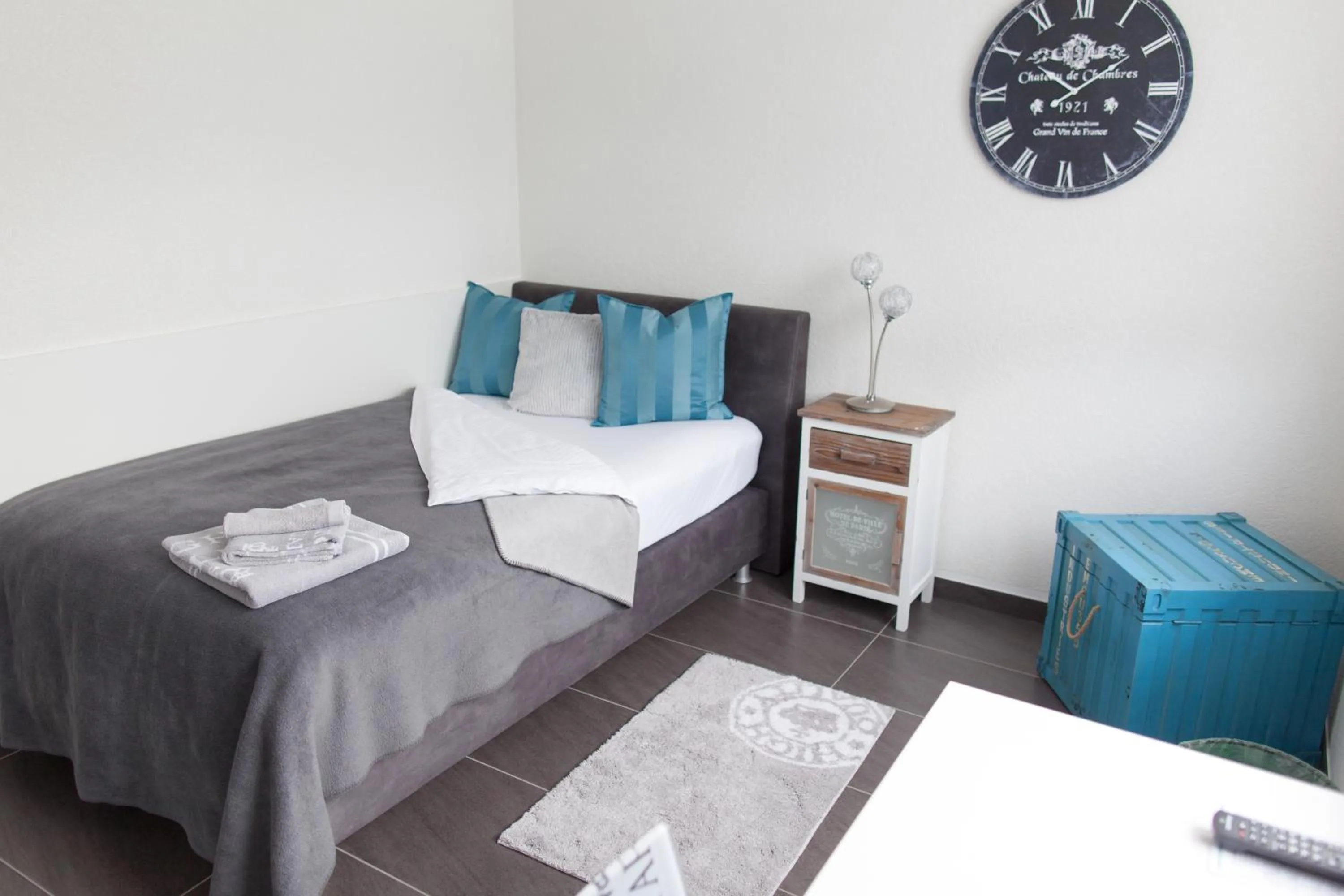 Bed in Hotel Burgholz