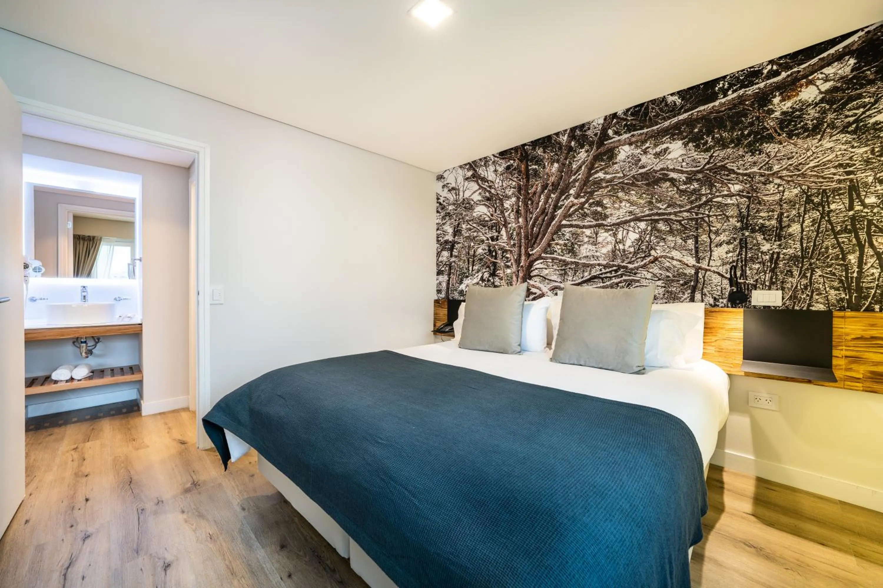 Bed in Cilene del Fuego Suites & Spa