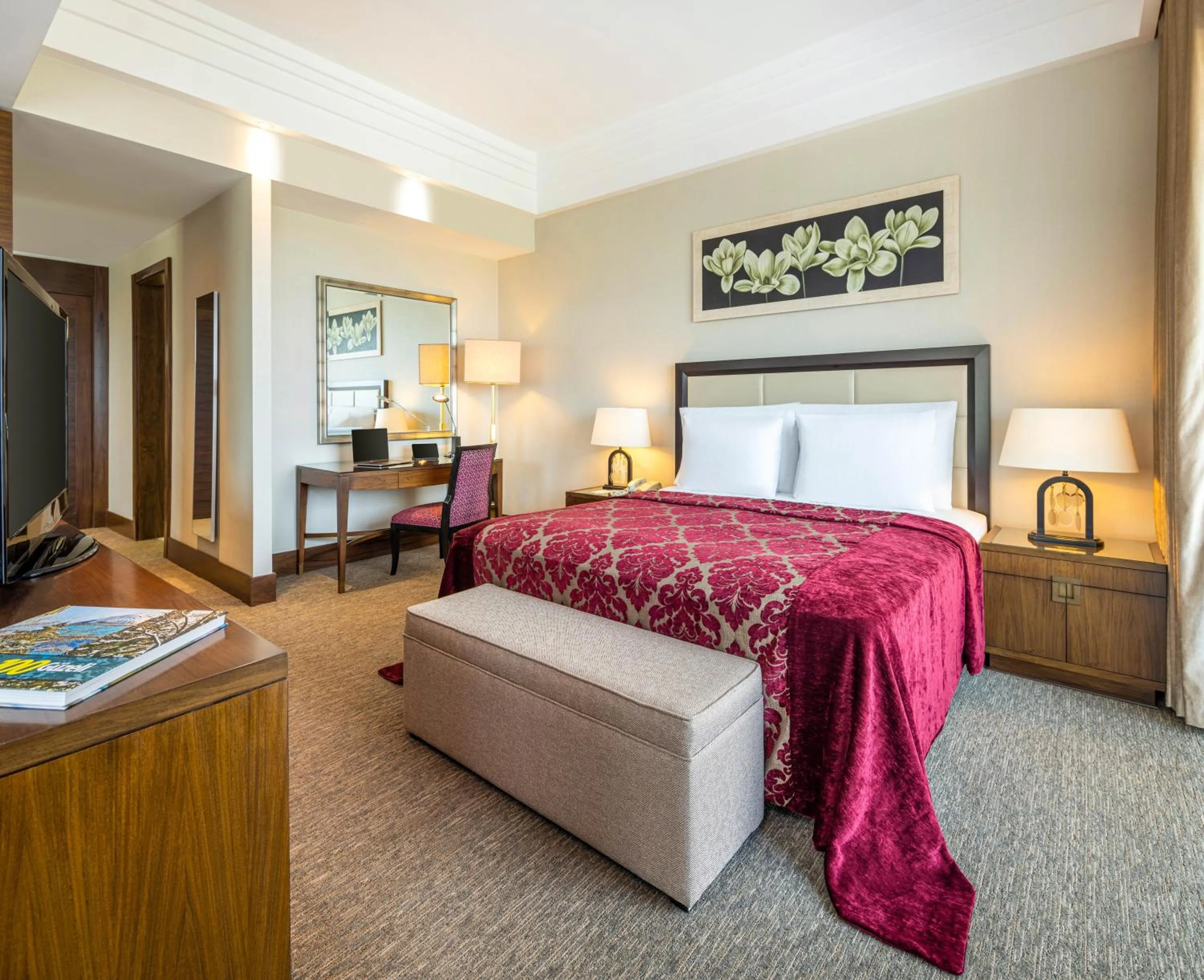 Bed in Hotel Çelik Palas Convention Center & Thermal SPA