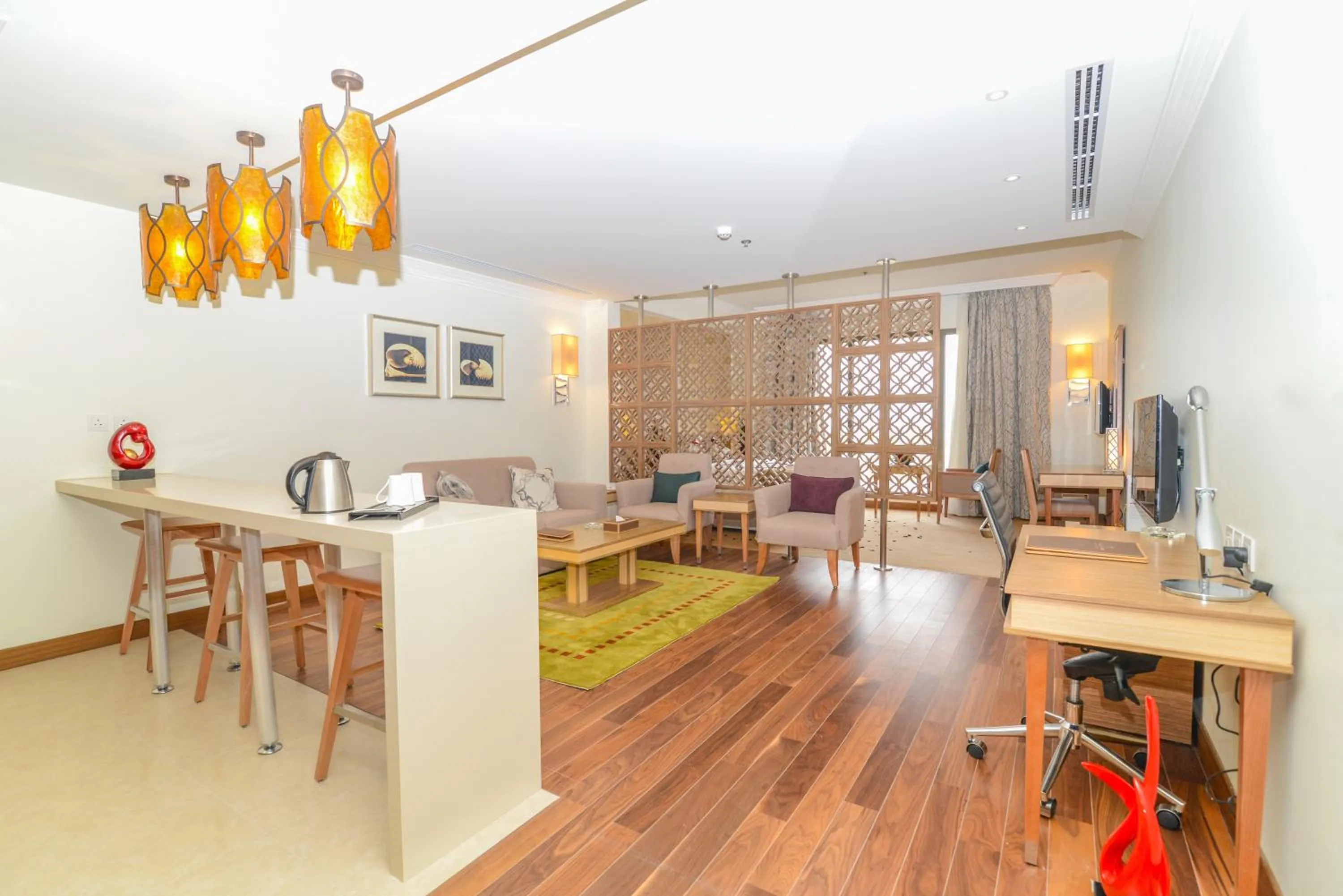 Kitchen or kitchenette in Golden Tulip Dammam Corniche Hotel