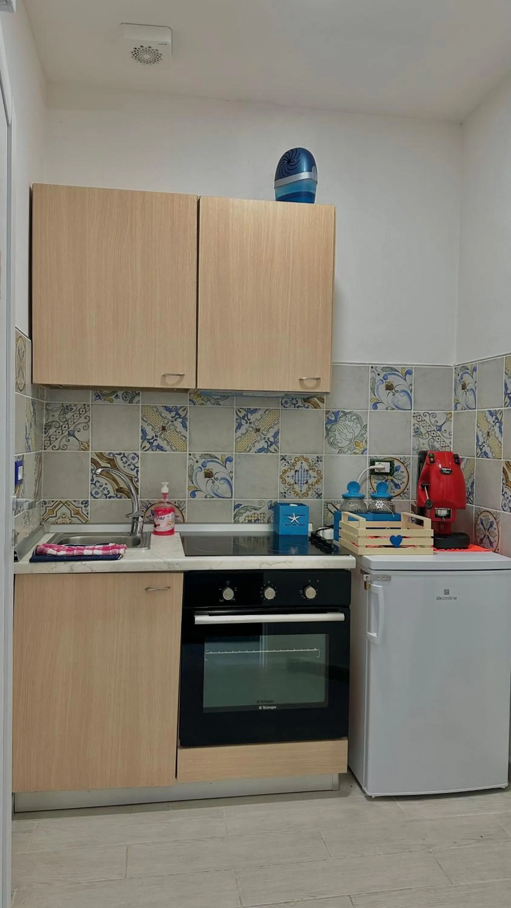 Kitchen or kitchenette in B&B Un Posto al Sole