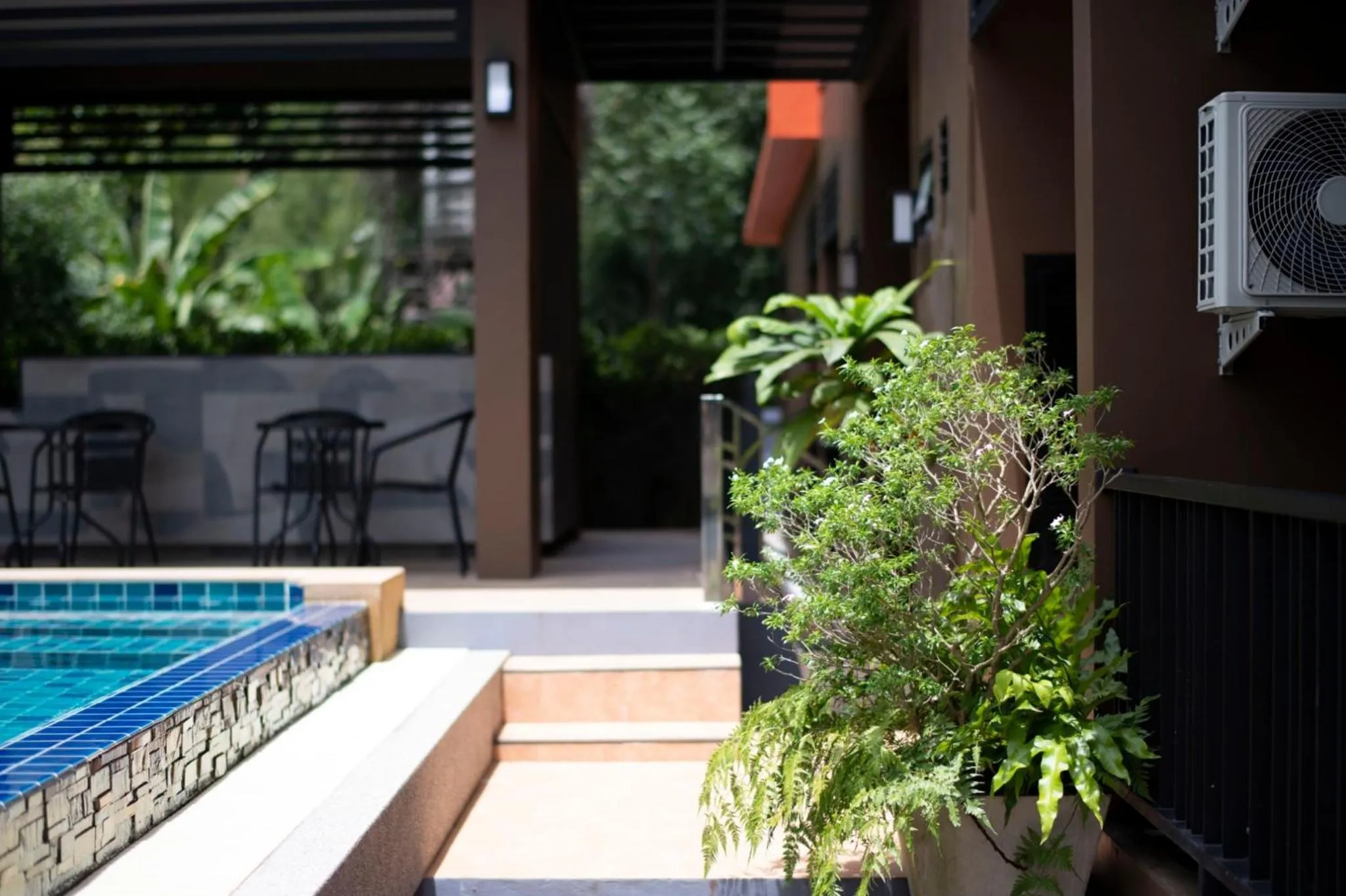 Garden in Thip Thip Hotel