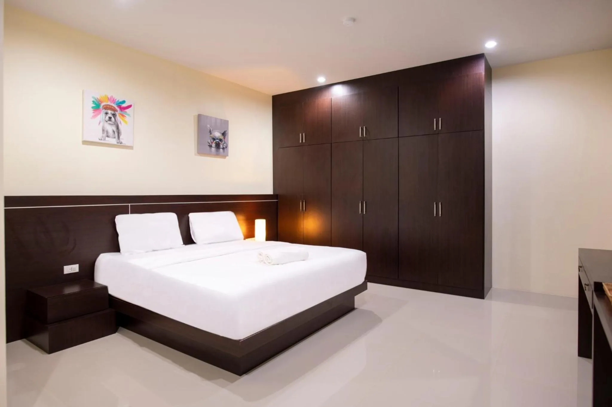 Bed in Thip Thip Hotel