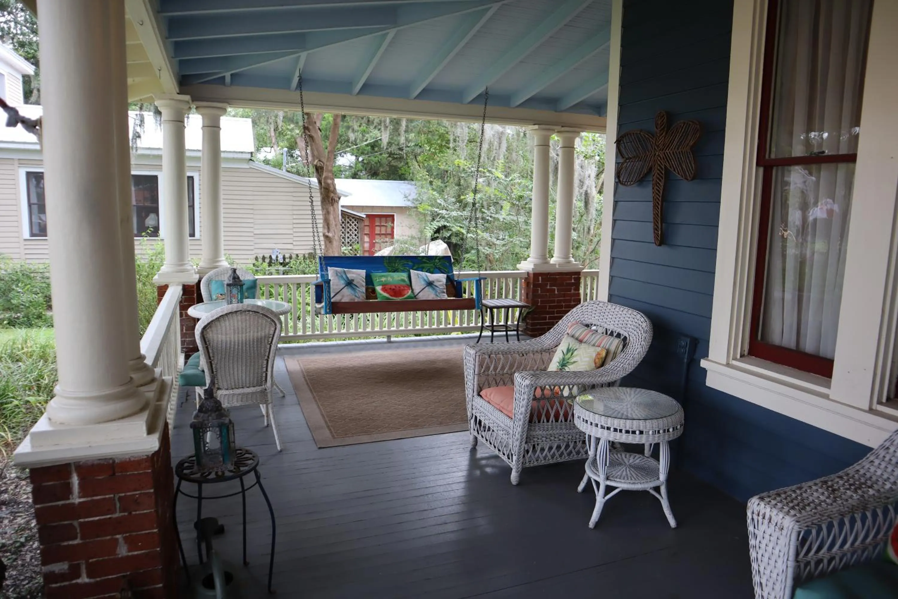 Patio in Hoyt House Luxury Bed & Breakfast