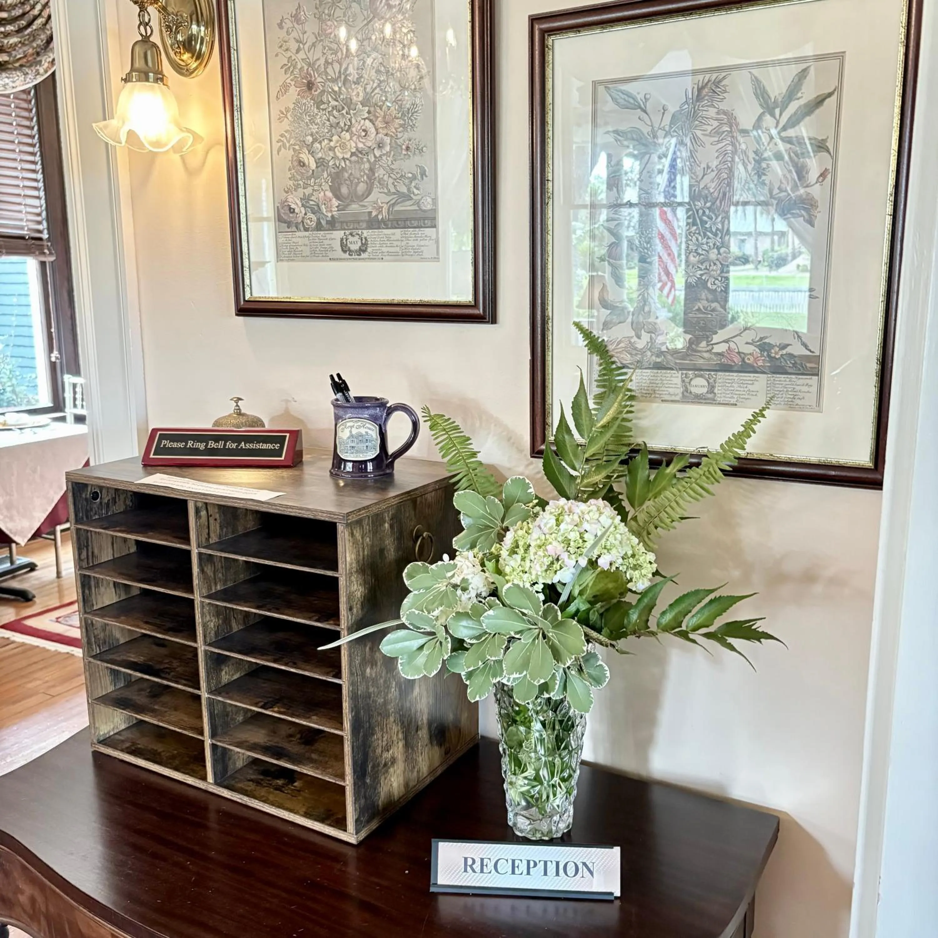 Lobby or reception in Hoyt House Luxury Bed & Breakfast