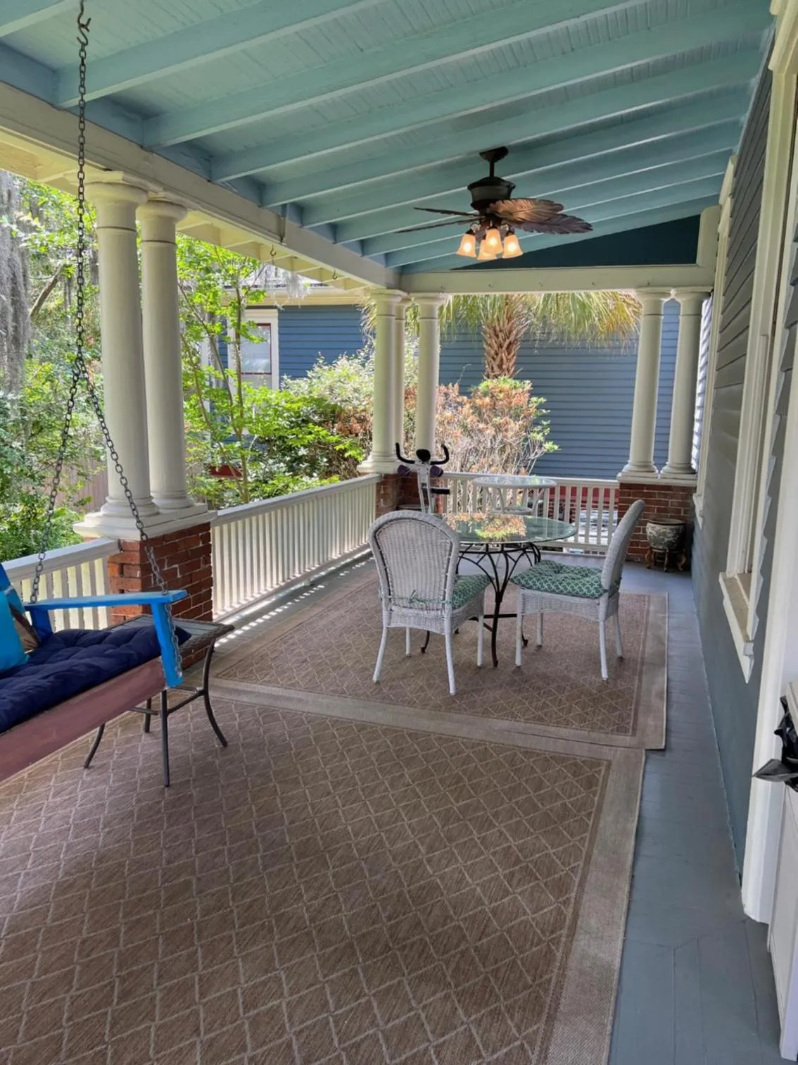 Patio in Hoyt House Luxury Bed & Breakfast
