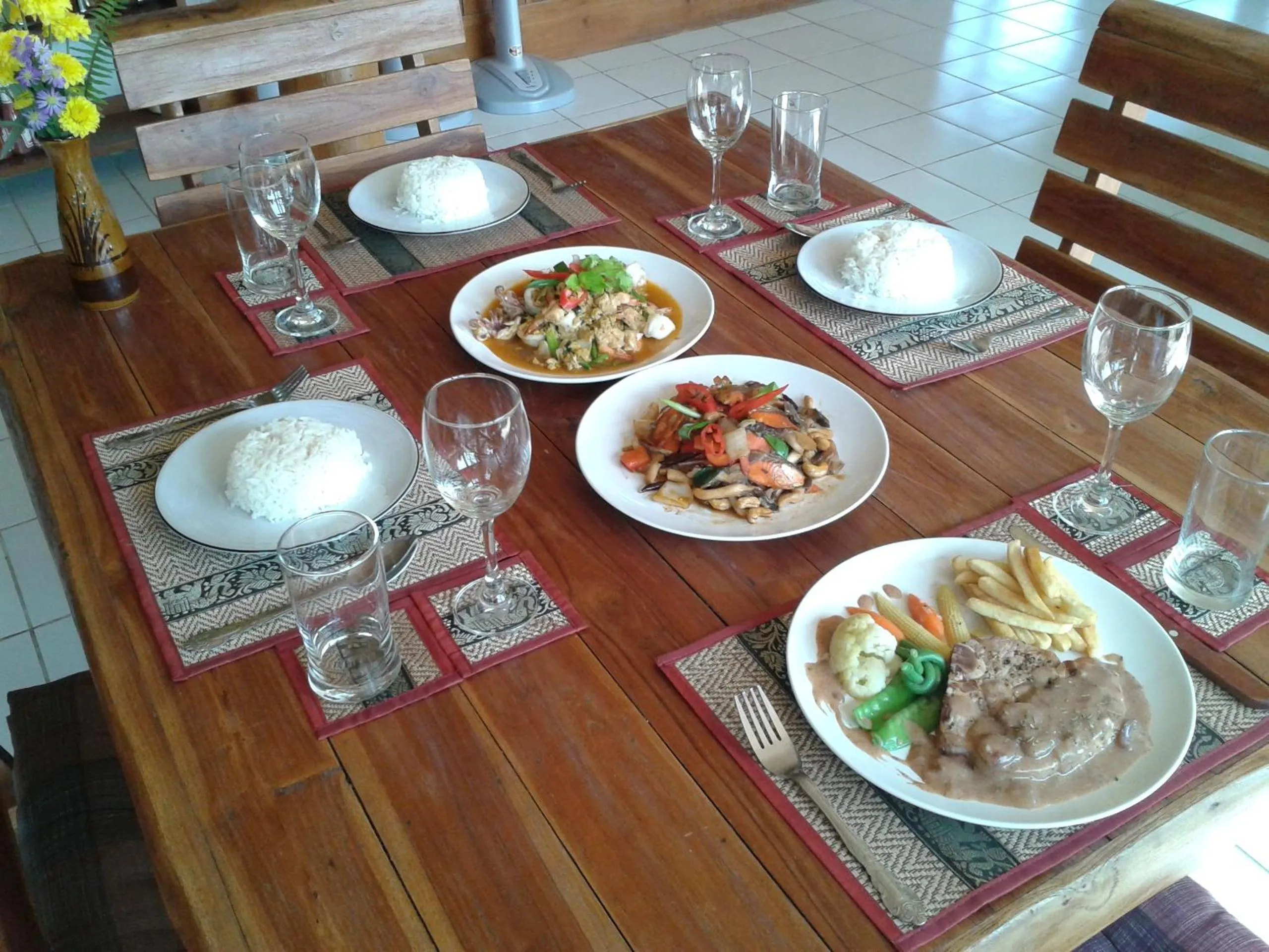 Restaurant/places to eat in Huan Chiang Dao Resort