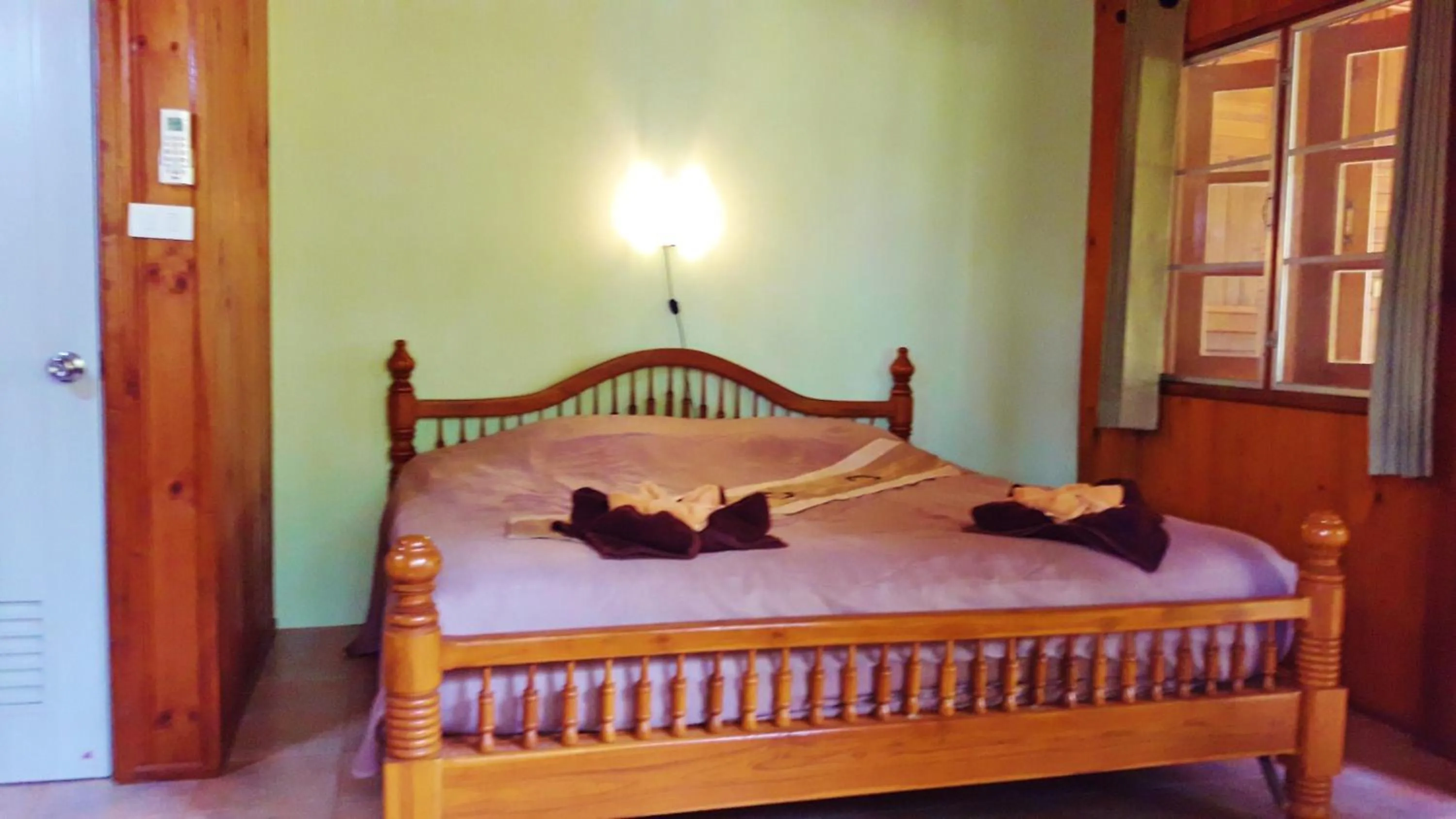 Bed in Huan Chiang Dao Resort