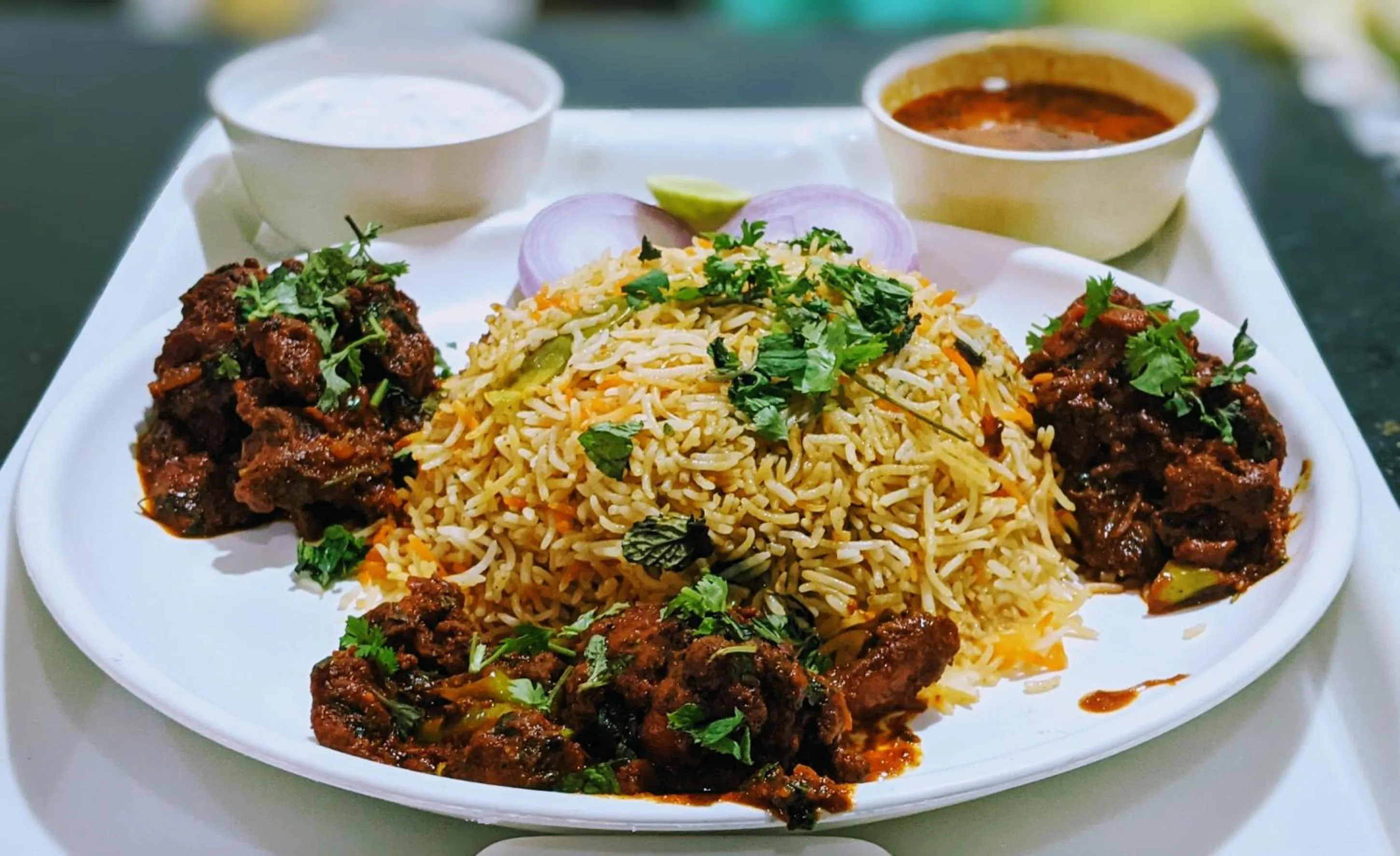 Food in Hotel Menaka