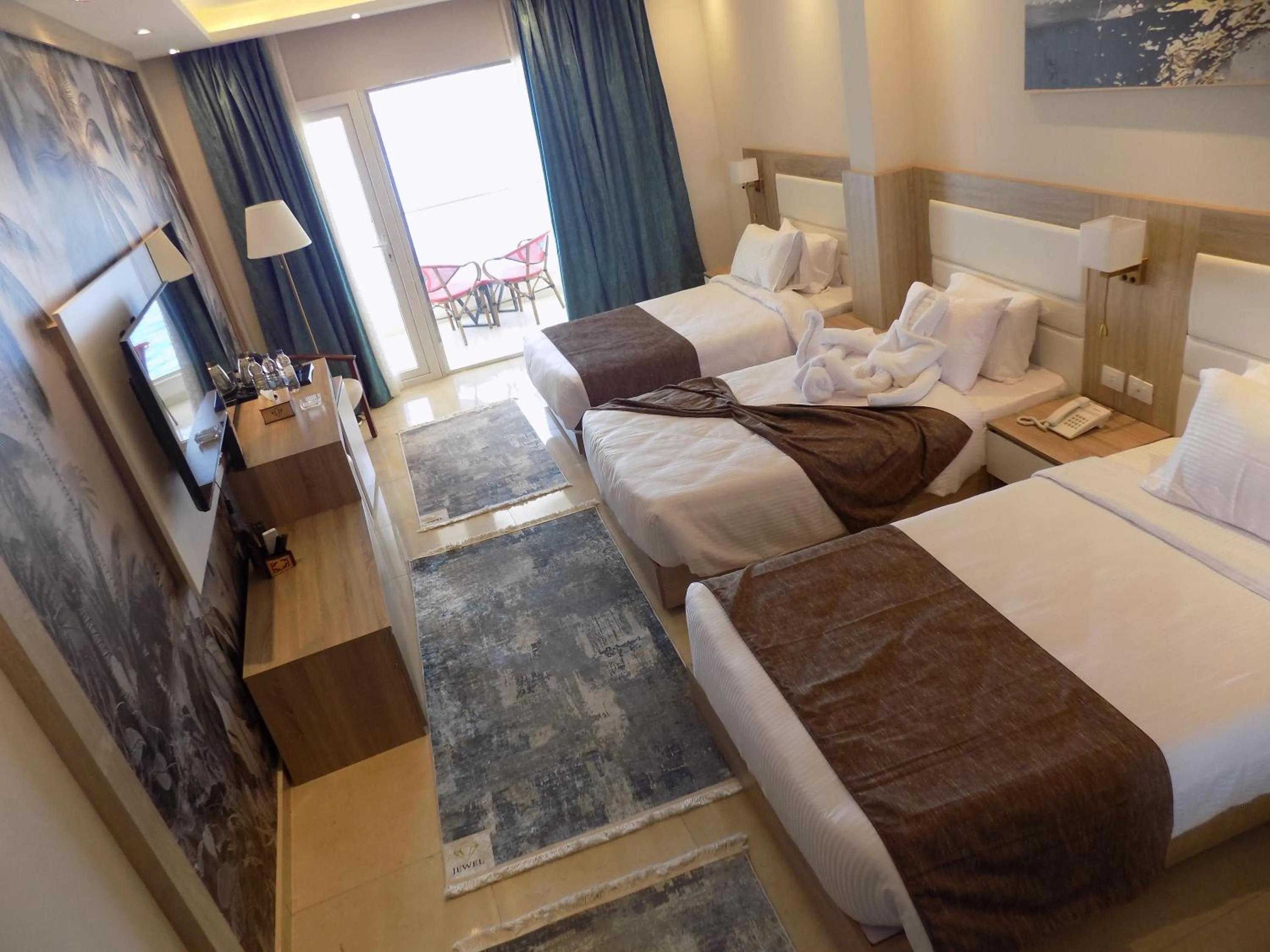 Bed in Jewel Sharm El Sheikh Hotel