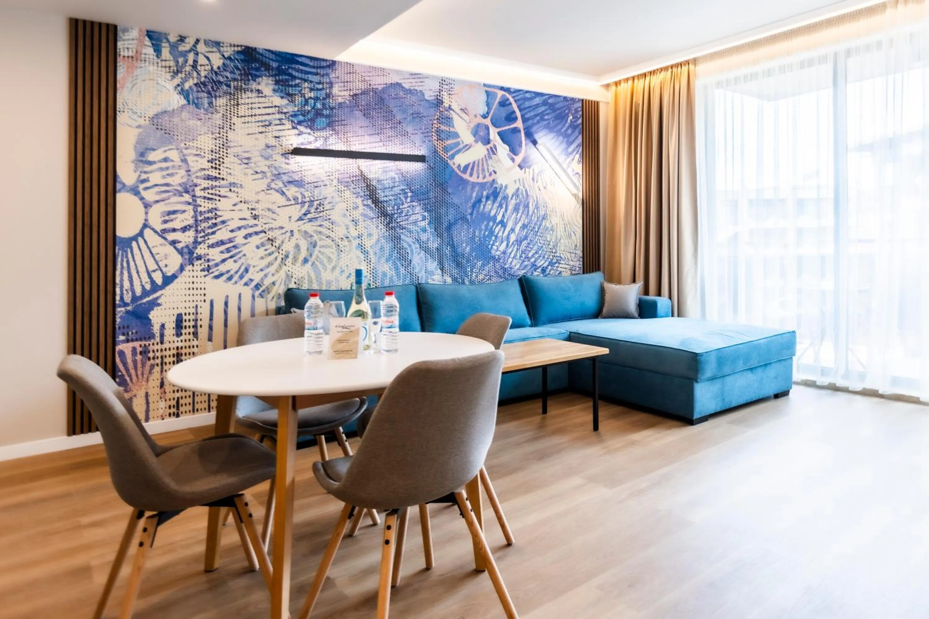 Living room, Bed in Galeon Residence & SPA