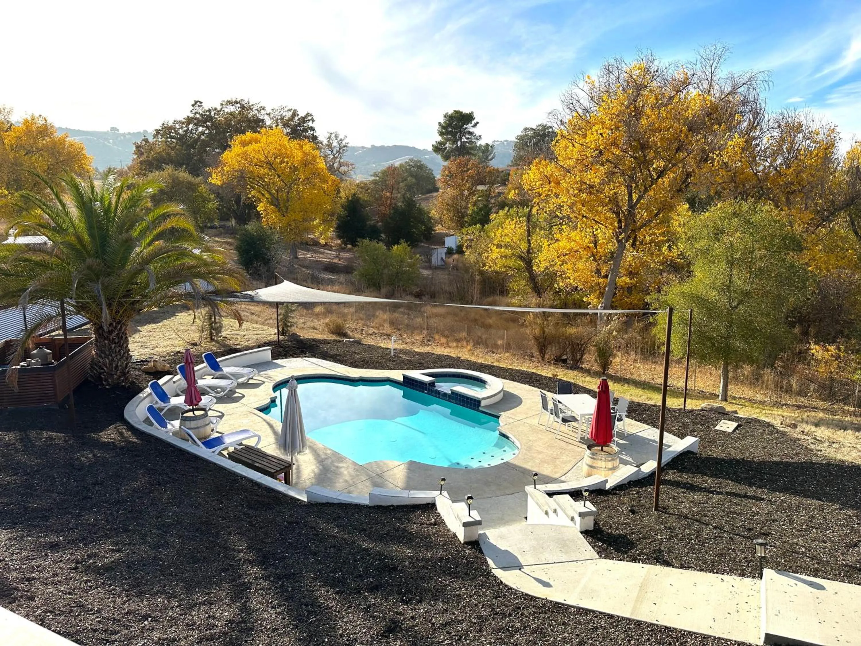 Natural landscape in Paso Wine Country Farmhouse with Pool, Spa, Game Room