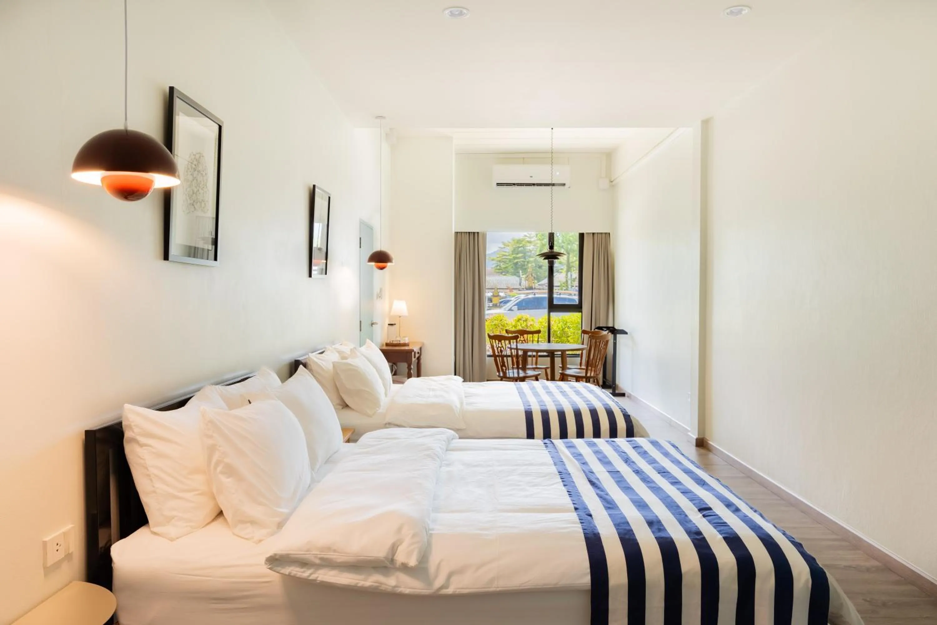 Bedroom, Bed in Nautical Home & Seashell House B&B