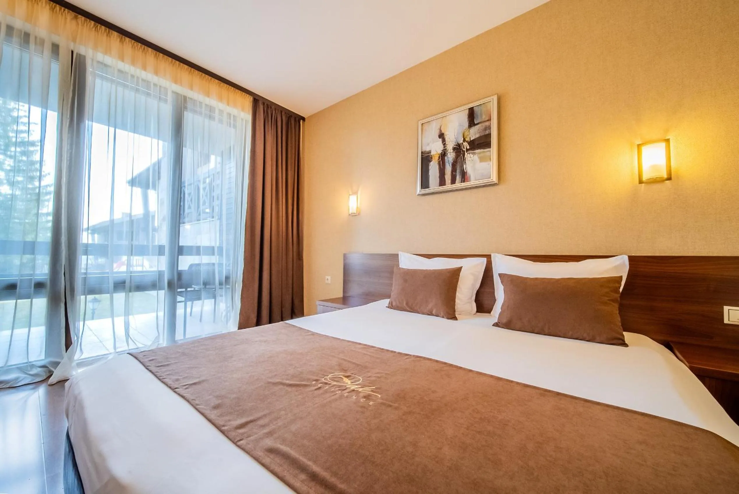 Bed in Oak Residence Hotel & Relax