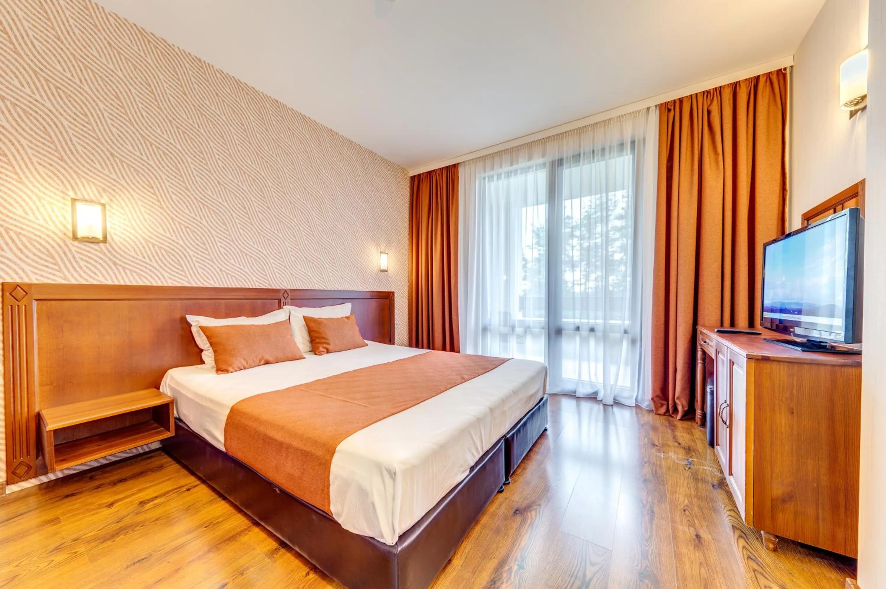 Bed in Oak Residence Hotel & Relax