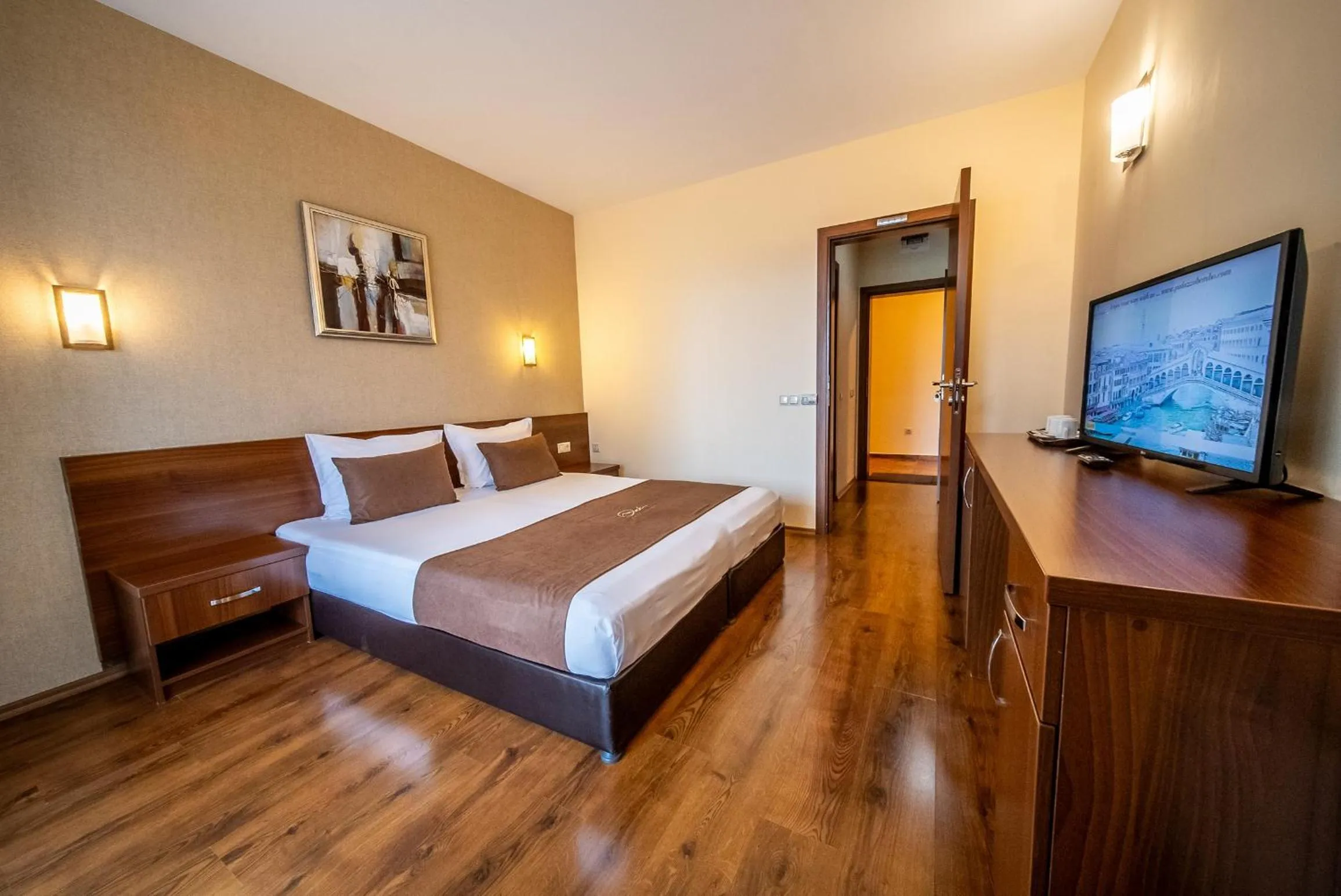 Bed in Oak Residence Hotel & Relax