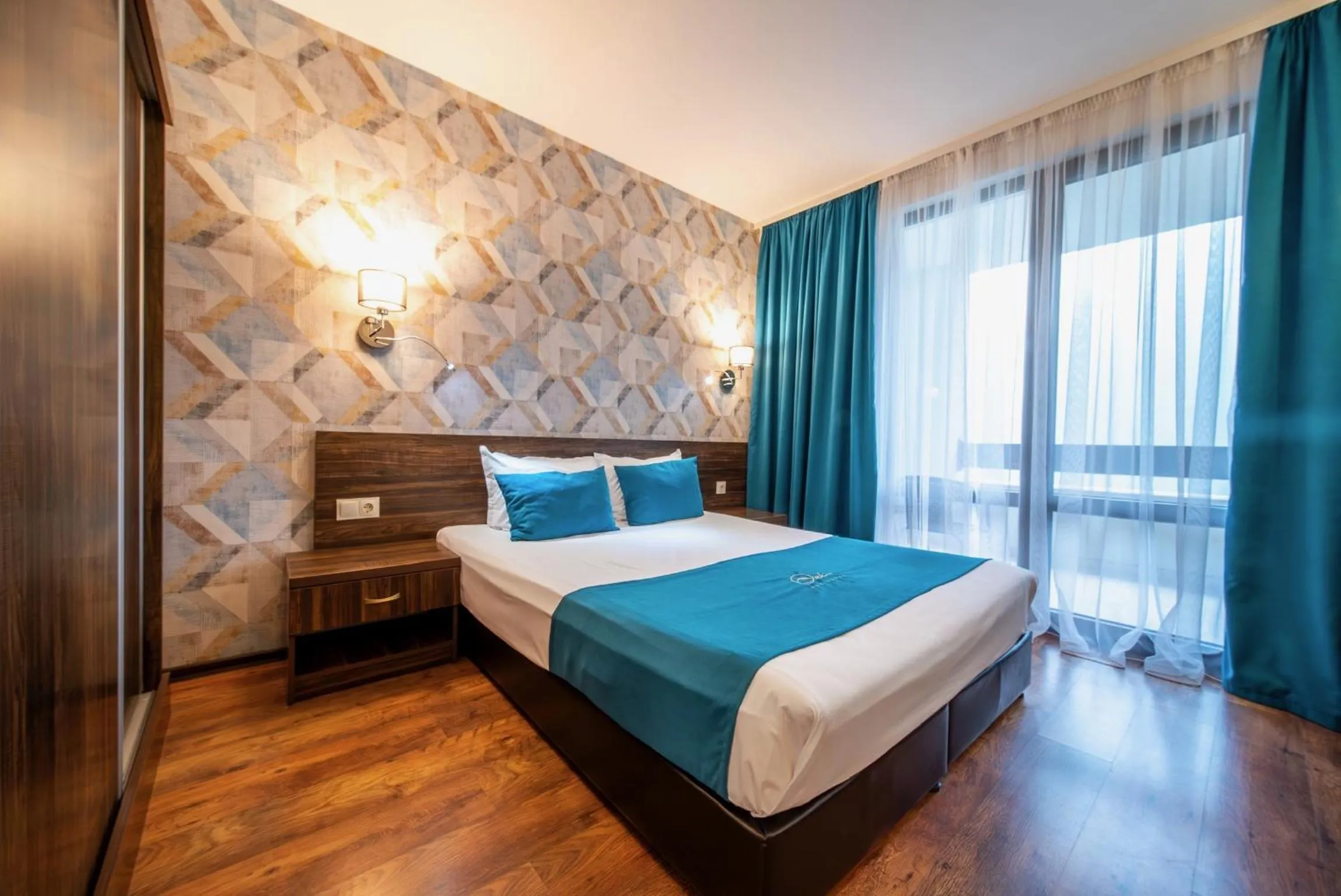 Bed in Oak Residence Hotel & Relax